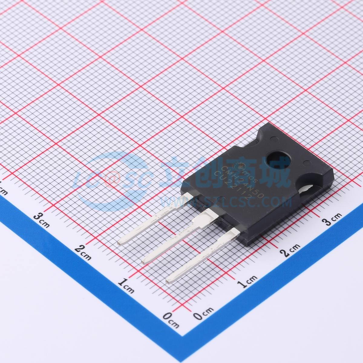点击查看大图 CMH24N50实物图