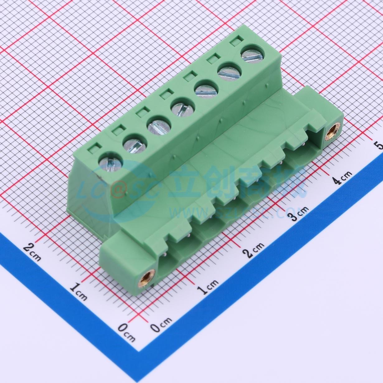 点击查看大图 DB2EKRP-5.08-7P-GN-S实物图