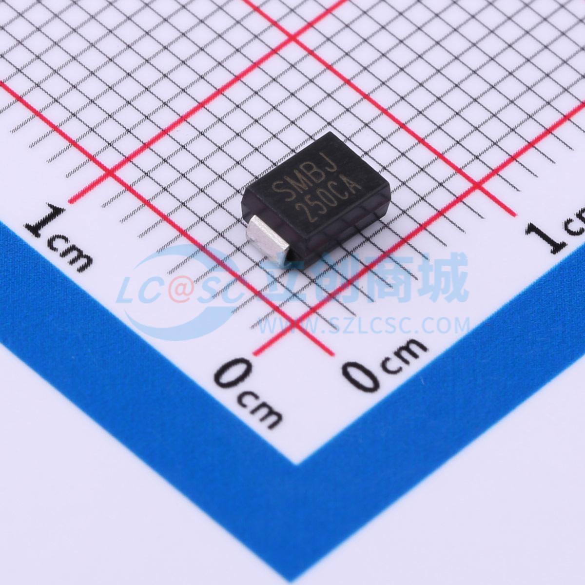 点击查看大图 SMBJ250CA实物图