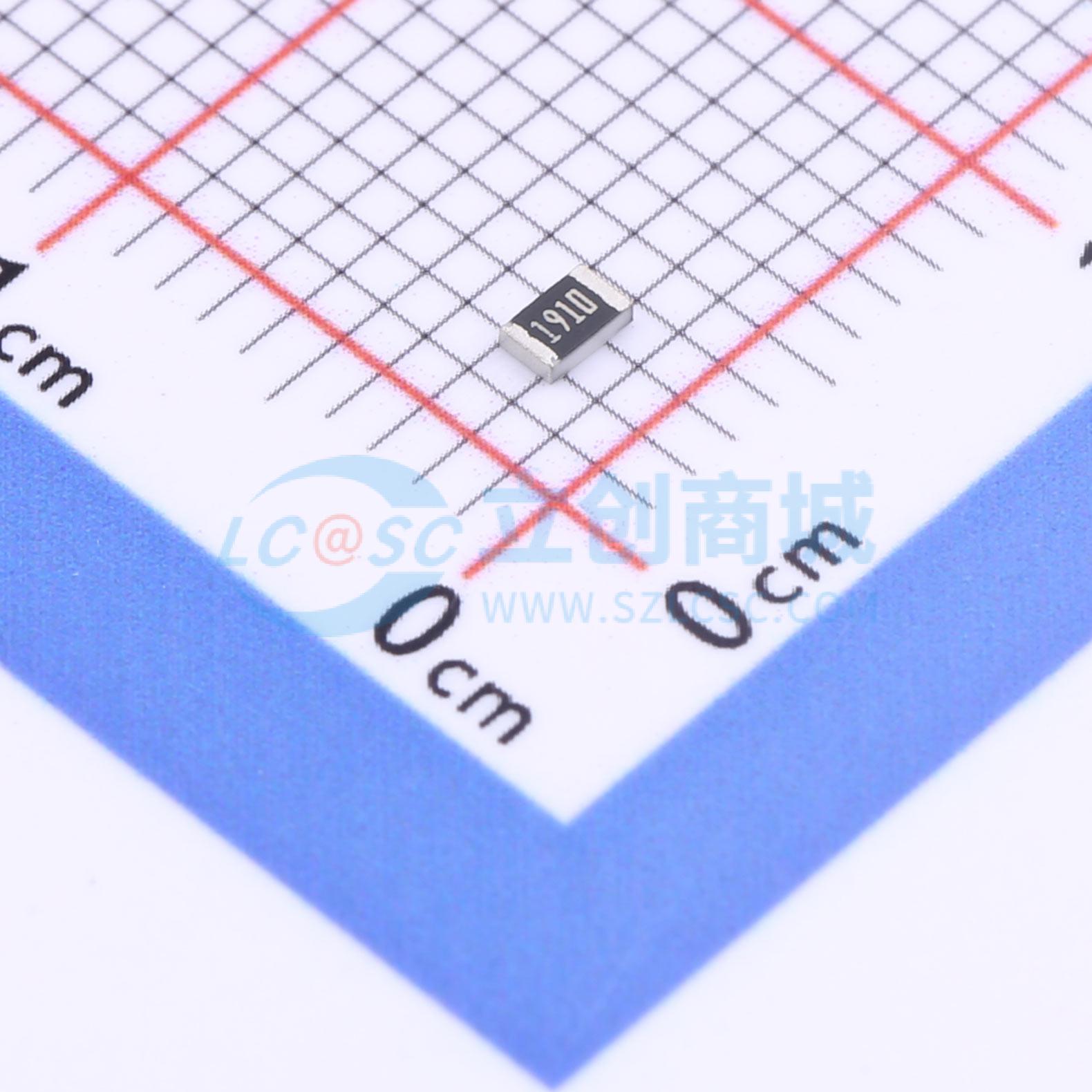 点击查看大图 CR0805F81910G实物图