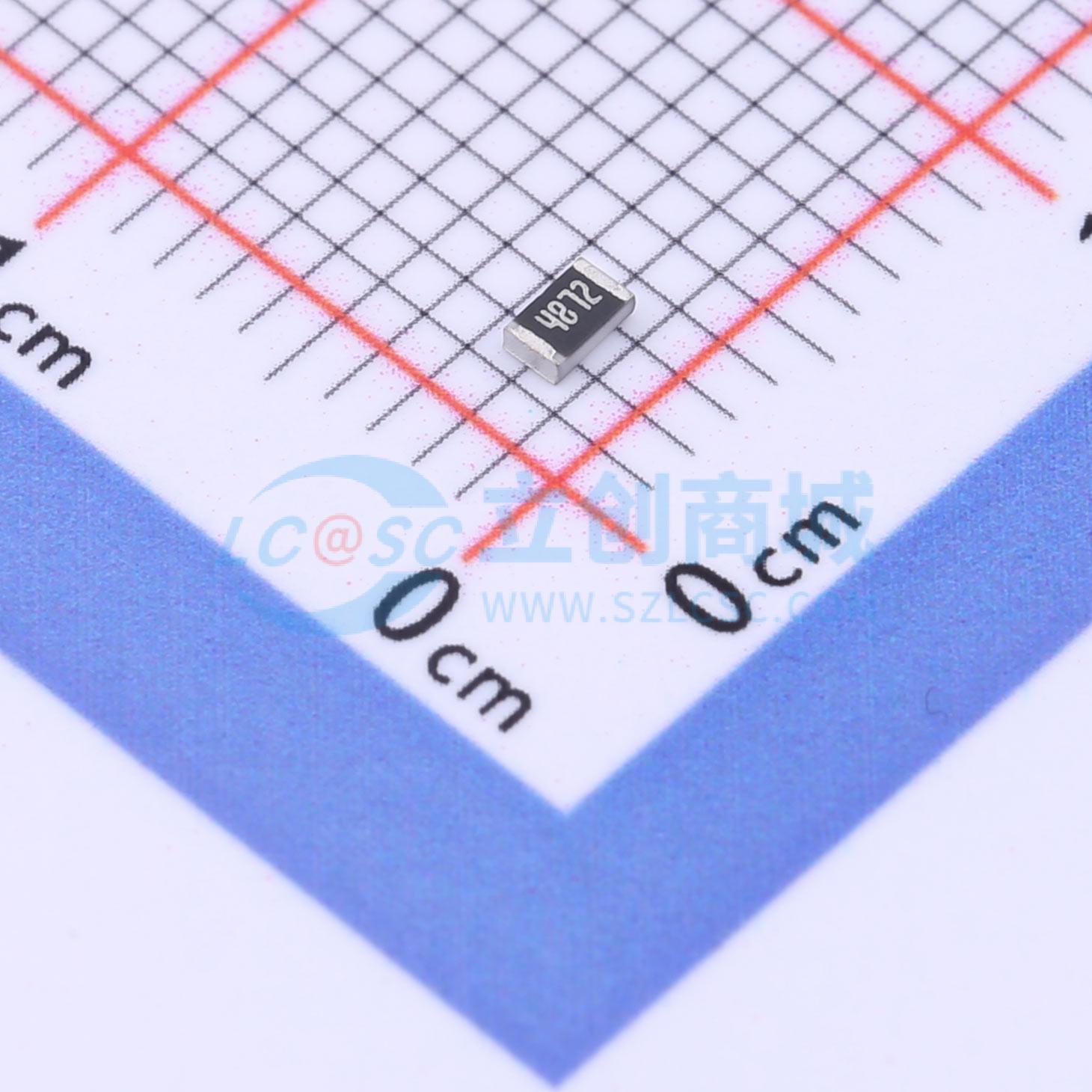 点击查看大图 SCR0805F48K7实物图