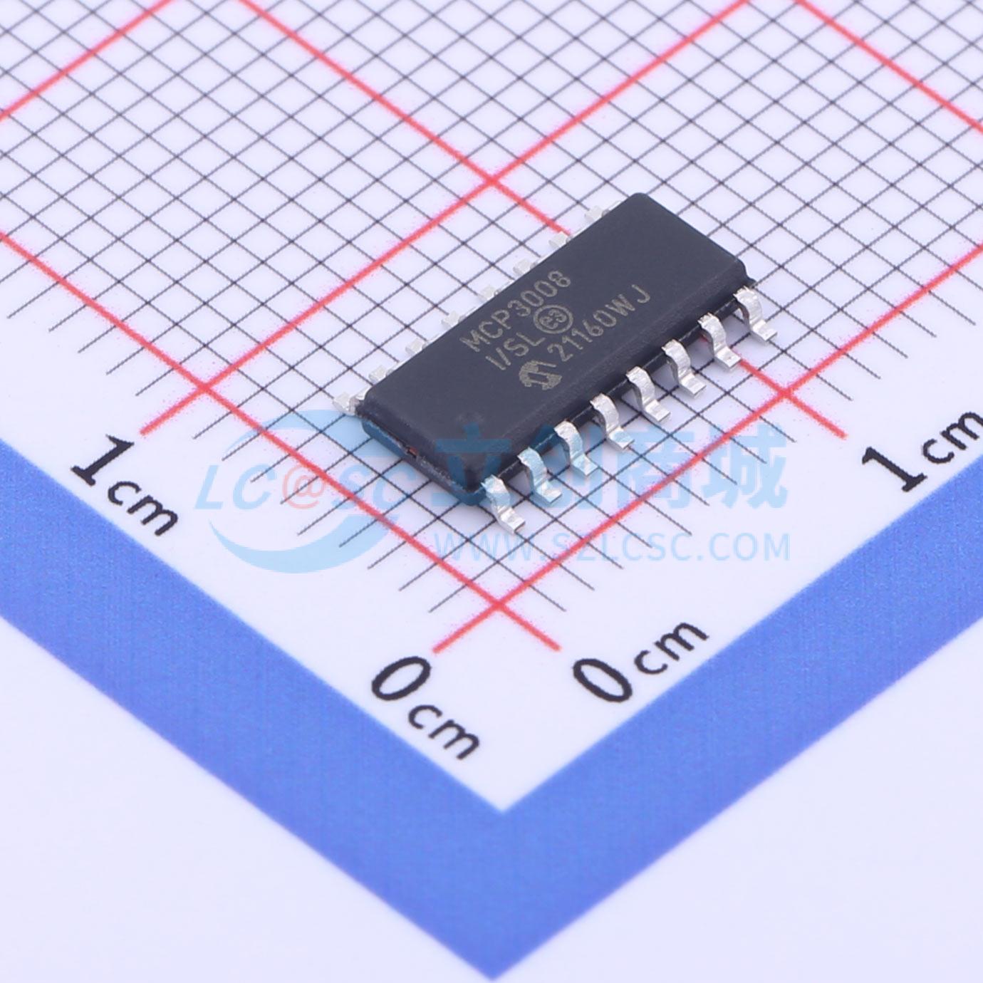 点击查看大图 MCP3008T-I/SL实物图