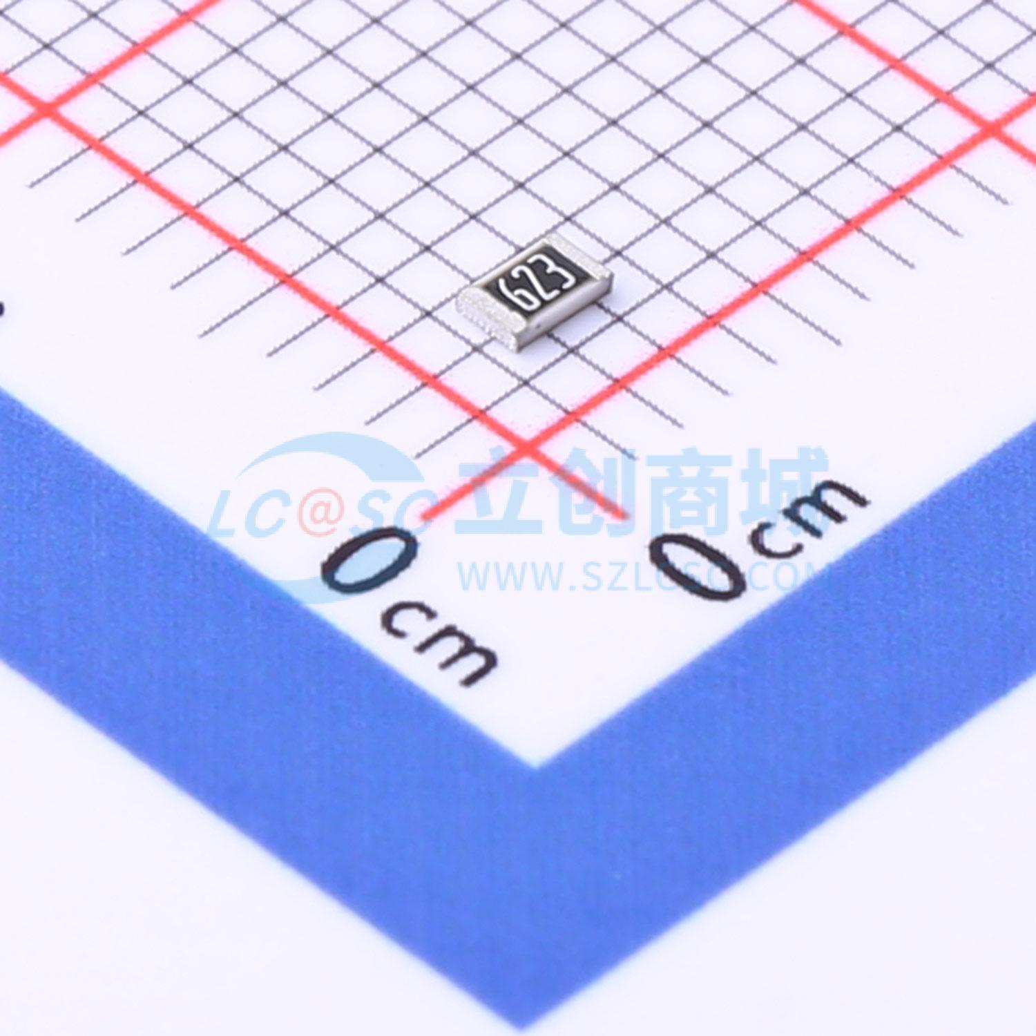 点击查看大图 PTFR0805B62K0P9实物图