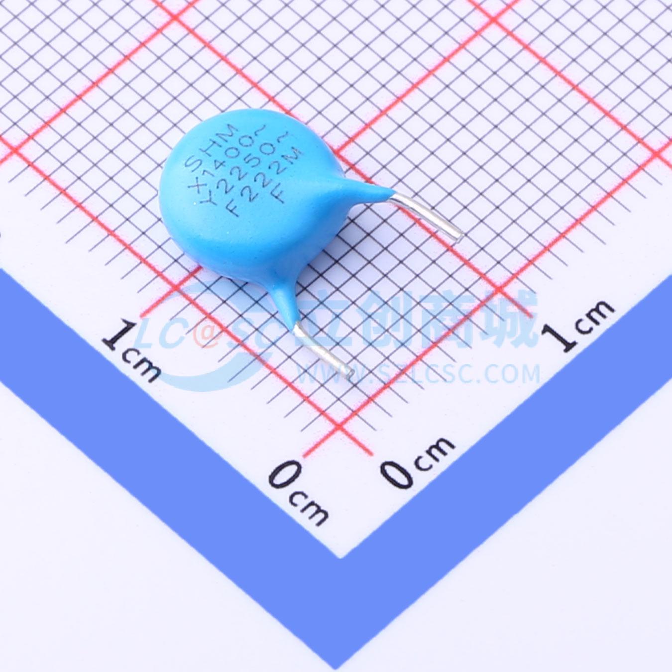 点击查看大图 DCF222M34Y5VQ6JL7A0实物图