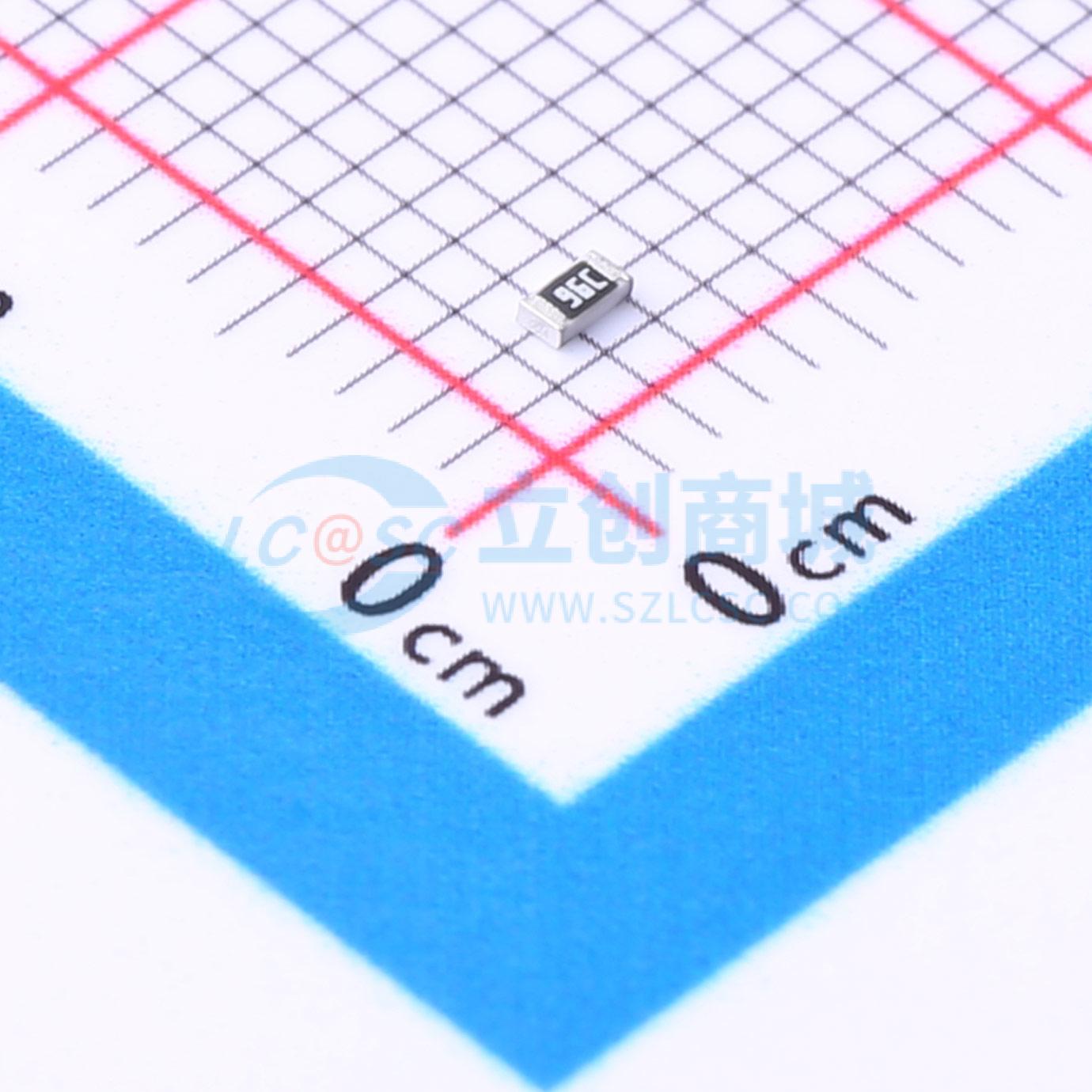 点击查看大图 FRC0603F9762TS实物图