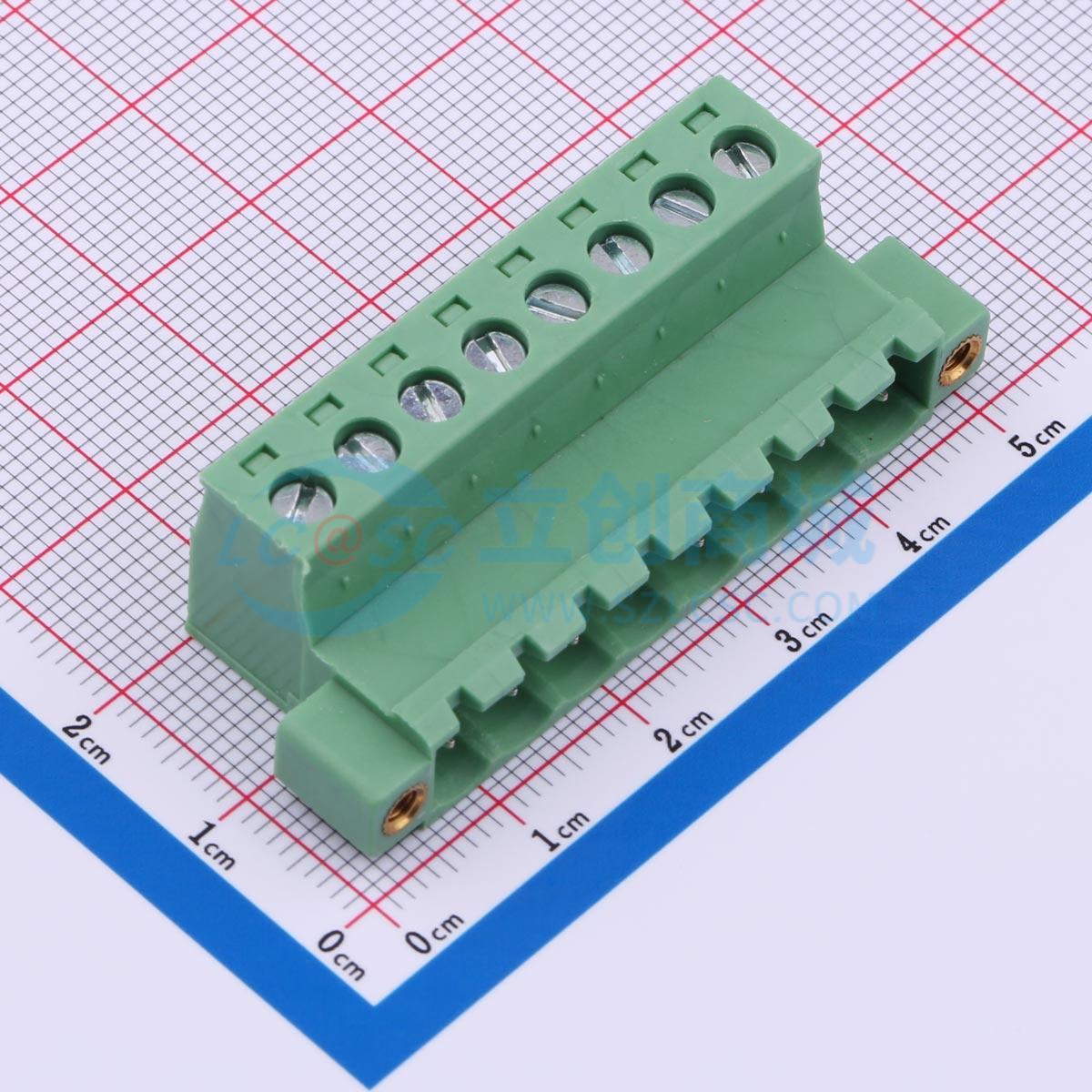 点击查看大图 DB2EKRP-5.08-8P-GN-S实物图