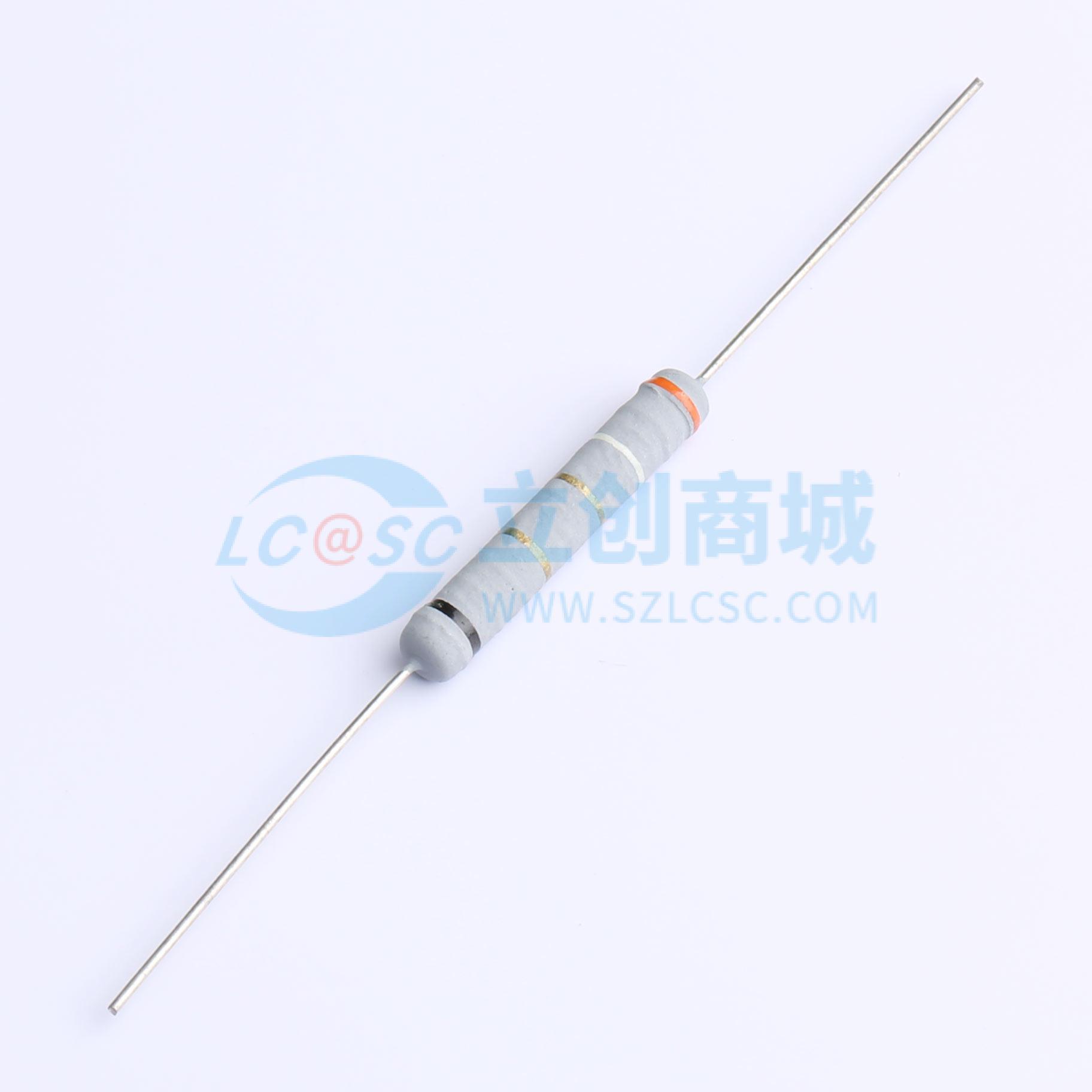 点击查看大图 KNP7W-3Ω9±5%-AP实物图