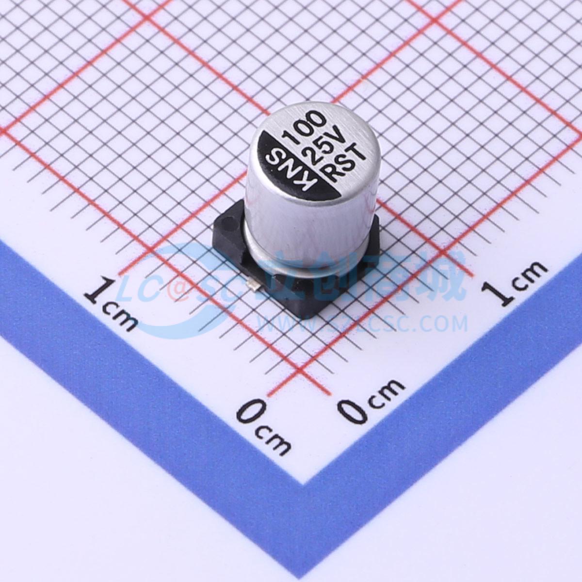 RST100UF25V006实物图