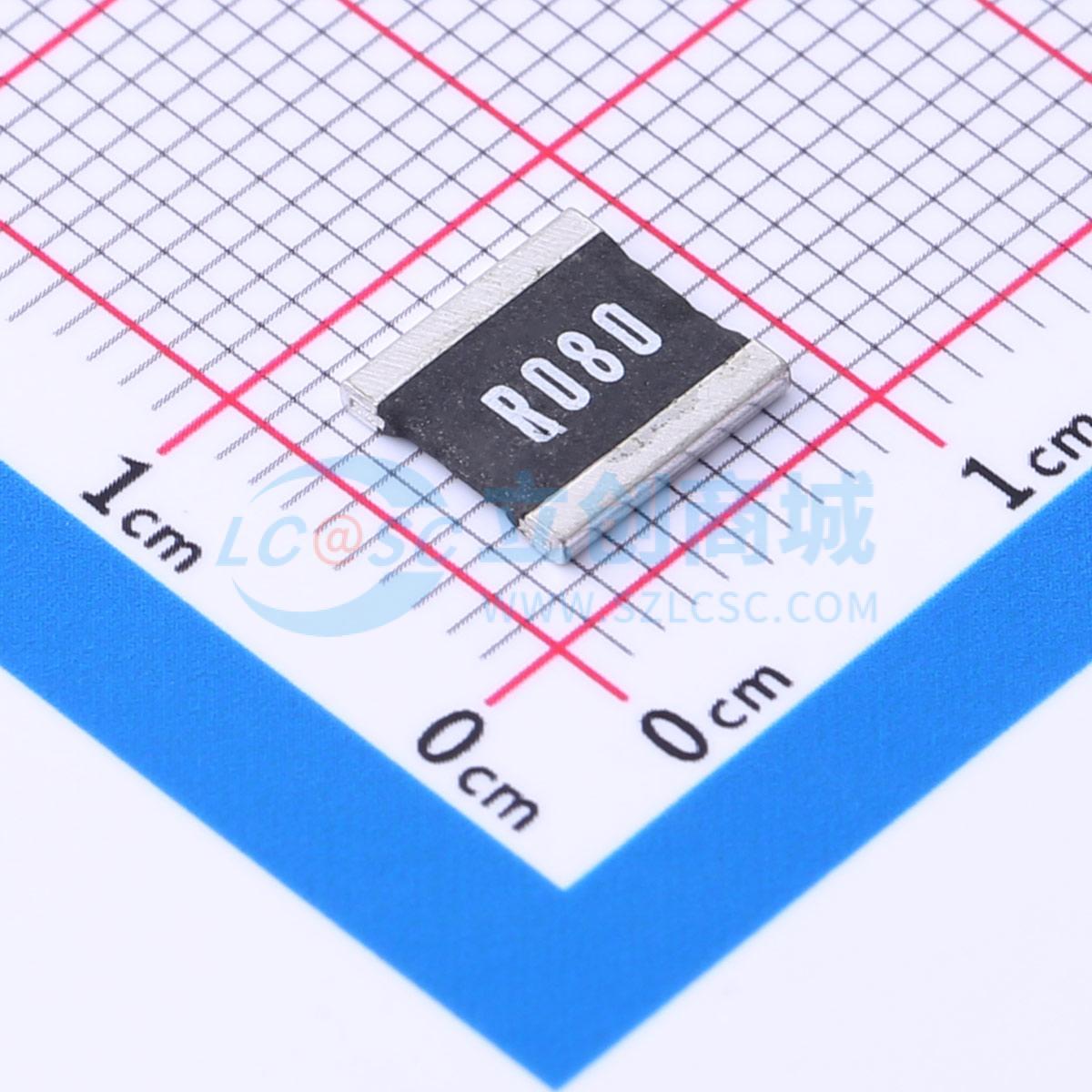 点击查看大图 HoLR2728-3.5W-80mR-1%-15ppm实物图