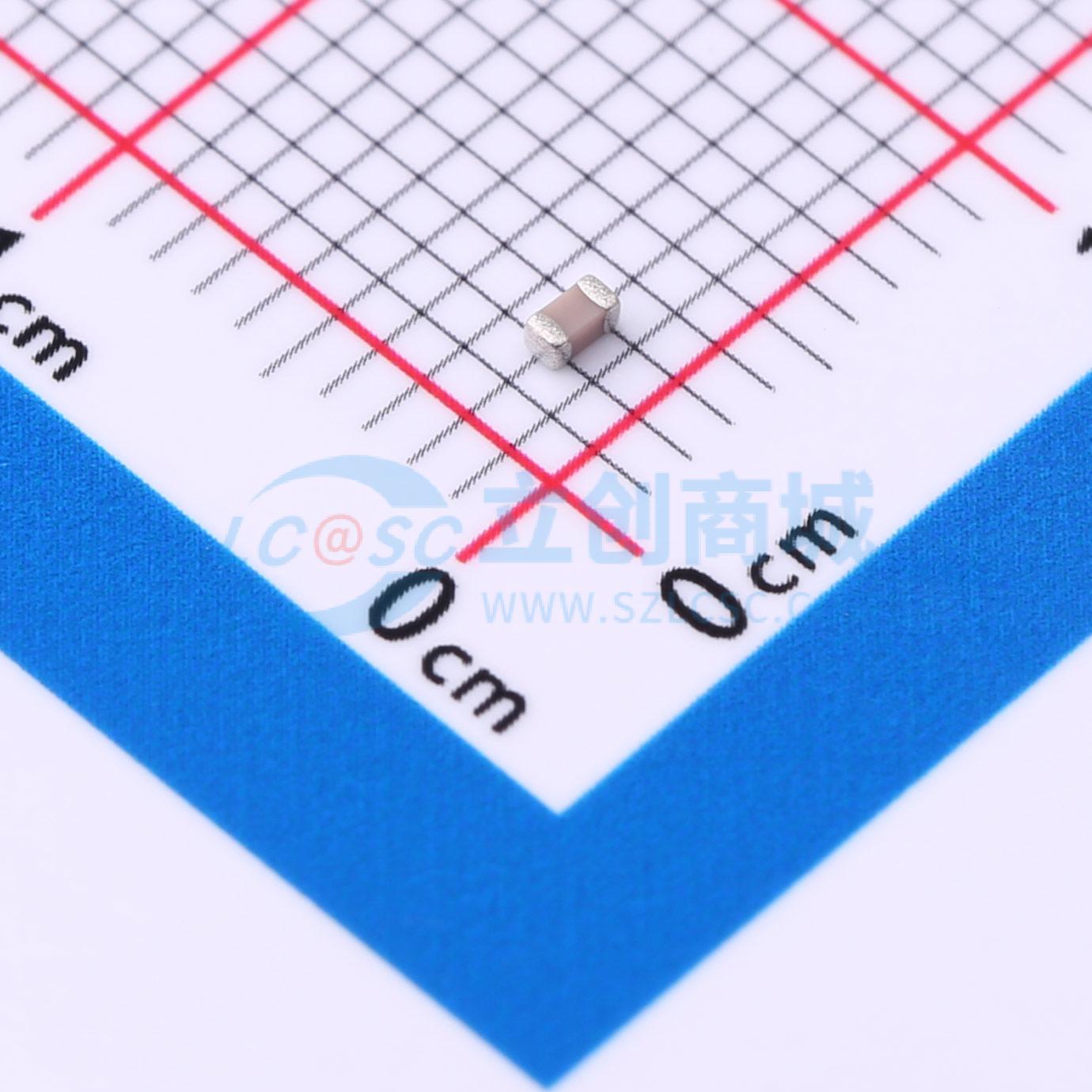 点击查看大图 HGC0603G00R7C500NTHJ实物图