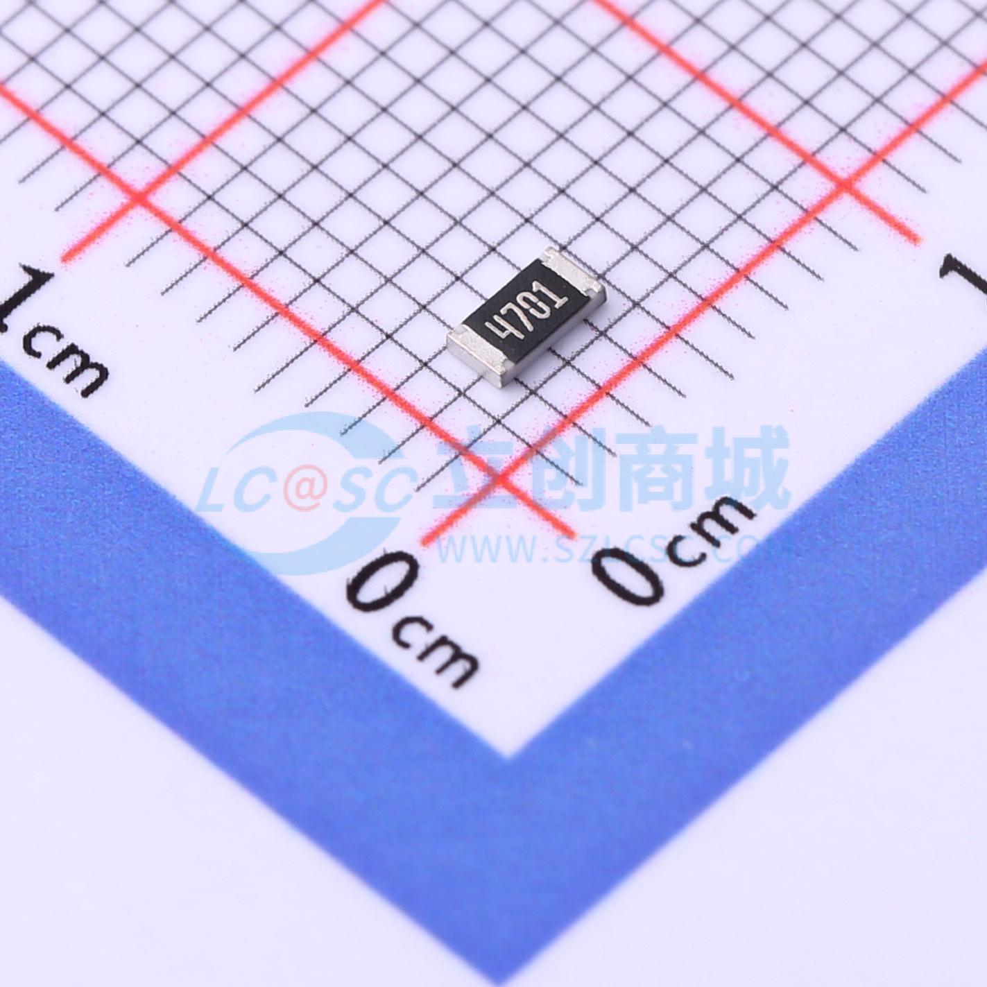 点击查看大图 CRCW12064K70FKEAC实物图