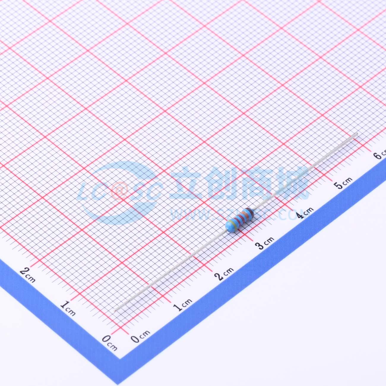 点击查看大图 MFR-25FBF52-422K实物图