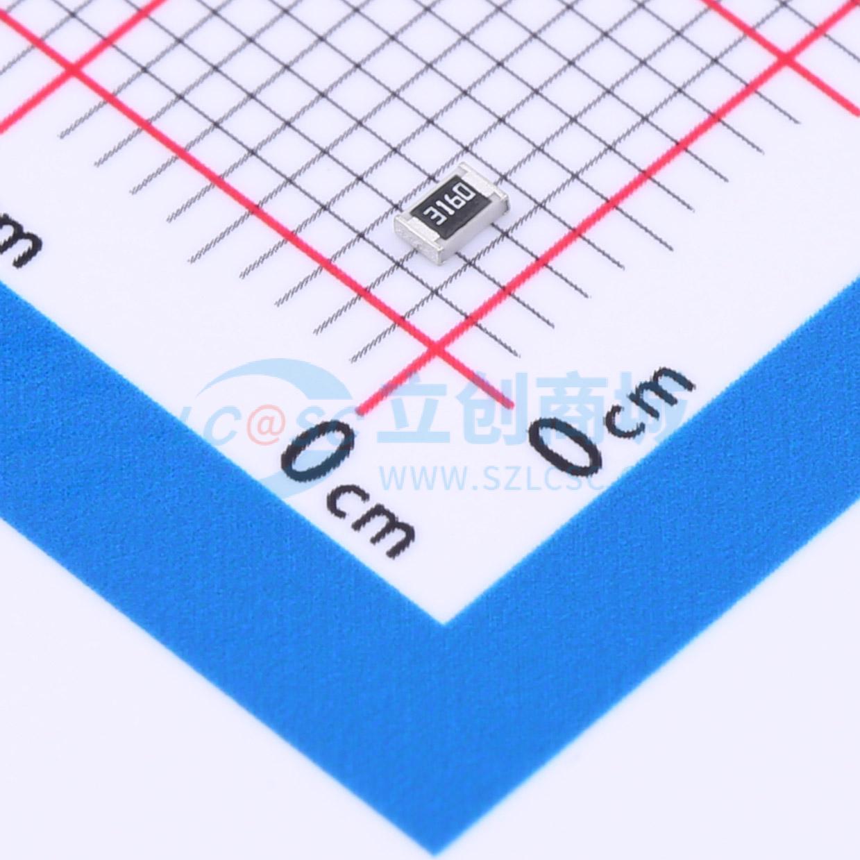 点击查看大图 ERJ6ENF3160V实物图