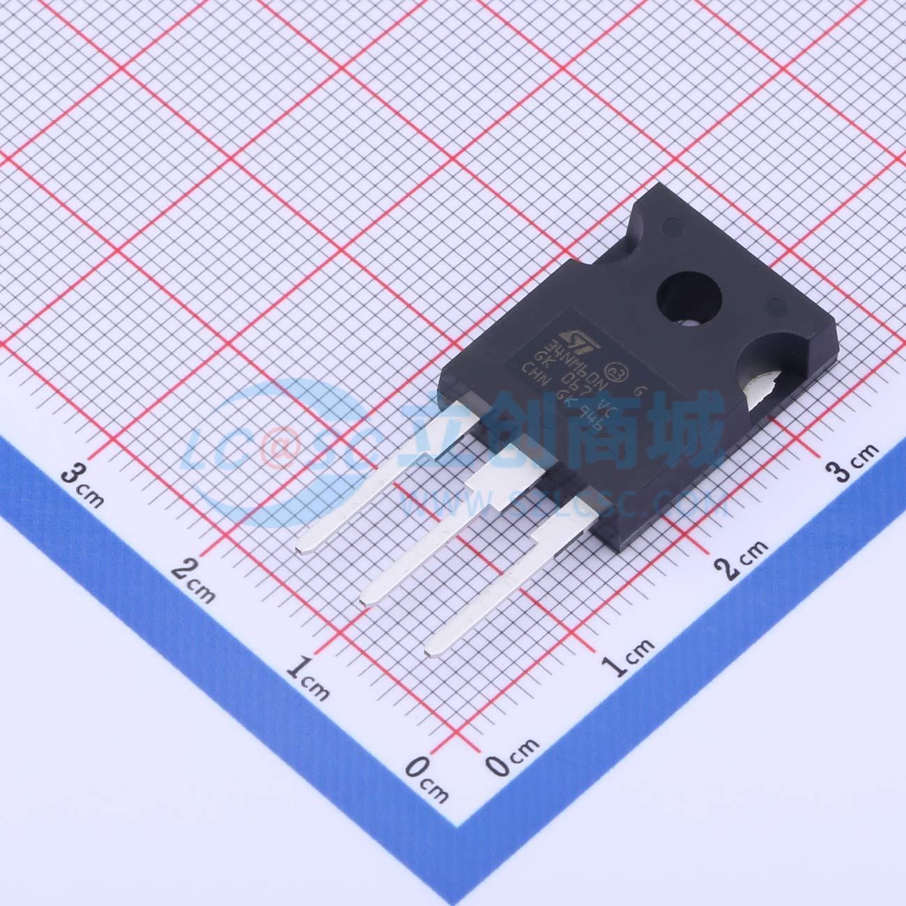 点击查看大图 STW34NM60N实物图