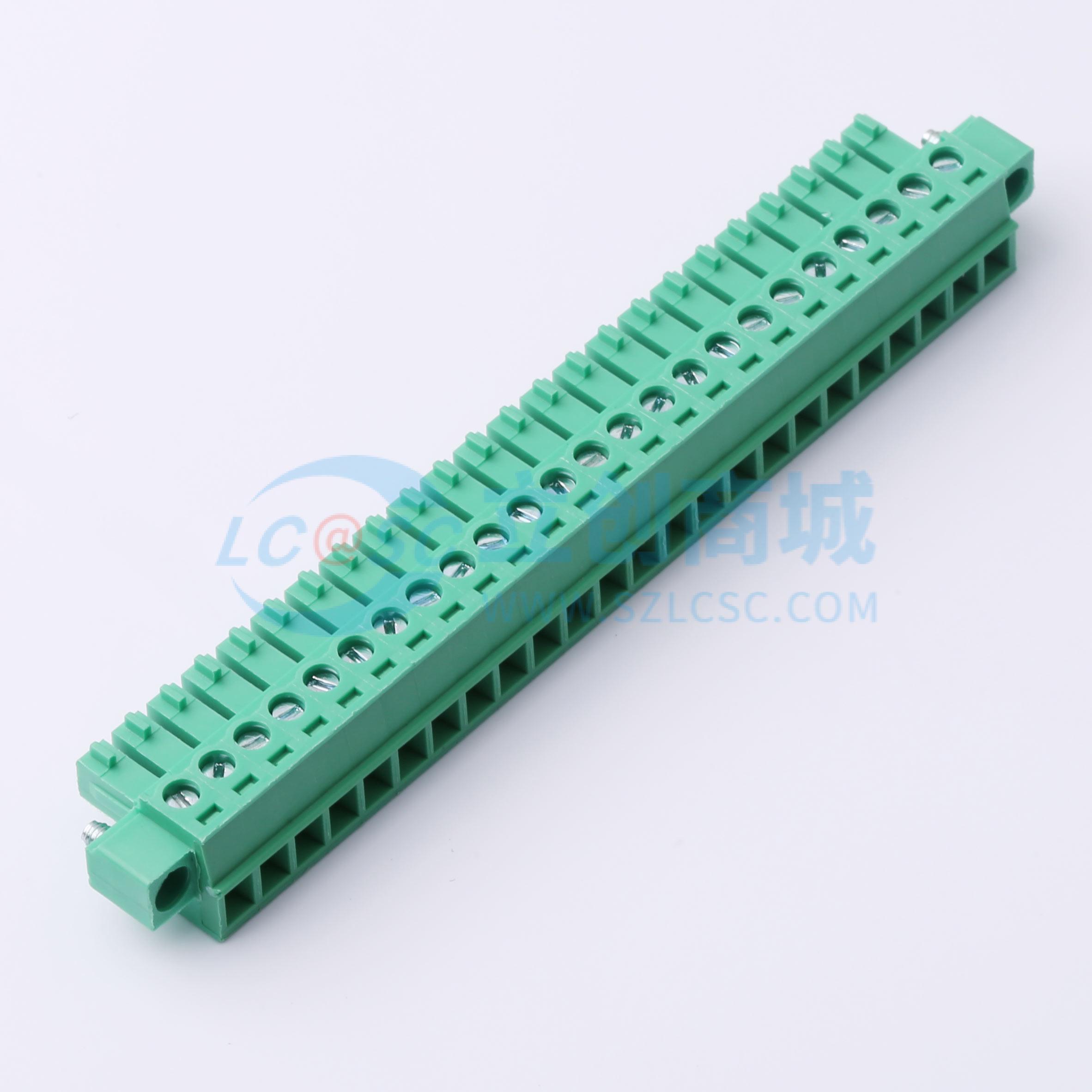 点击查看大图 MX15EDGKM-3.81-24P-GN01-Cu-Y-A实物图