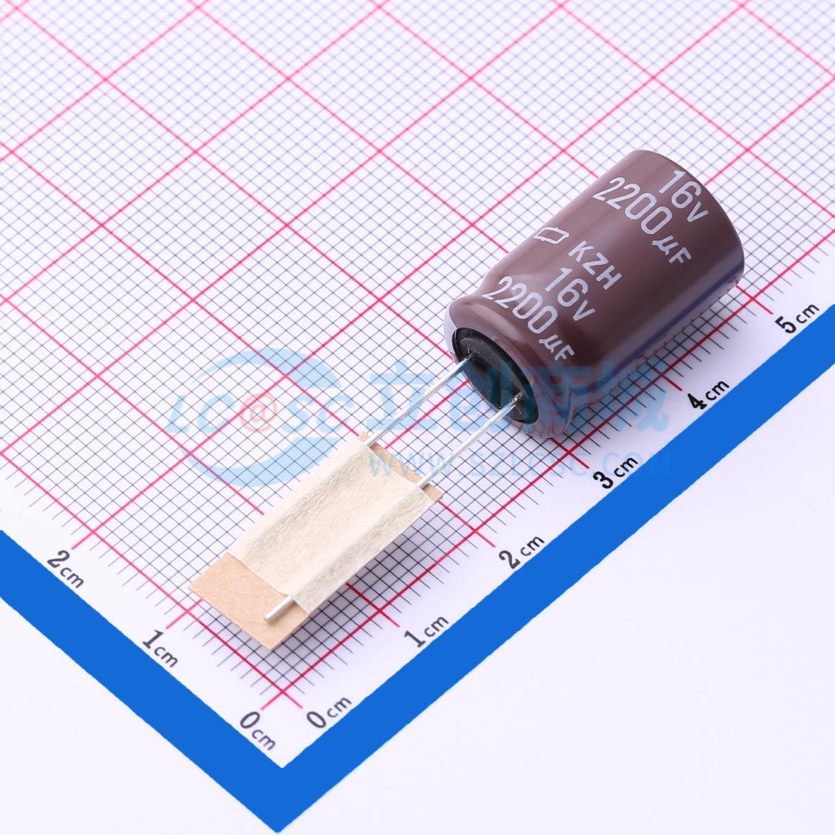 EKZH160ETD222MK20S实物图