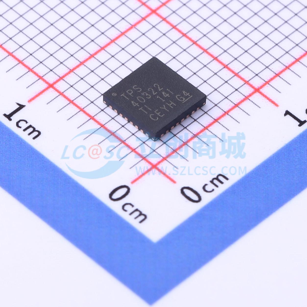 点击查看大图 TPS40322RHBR实物图