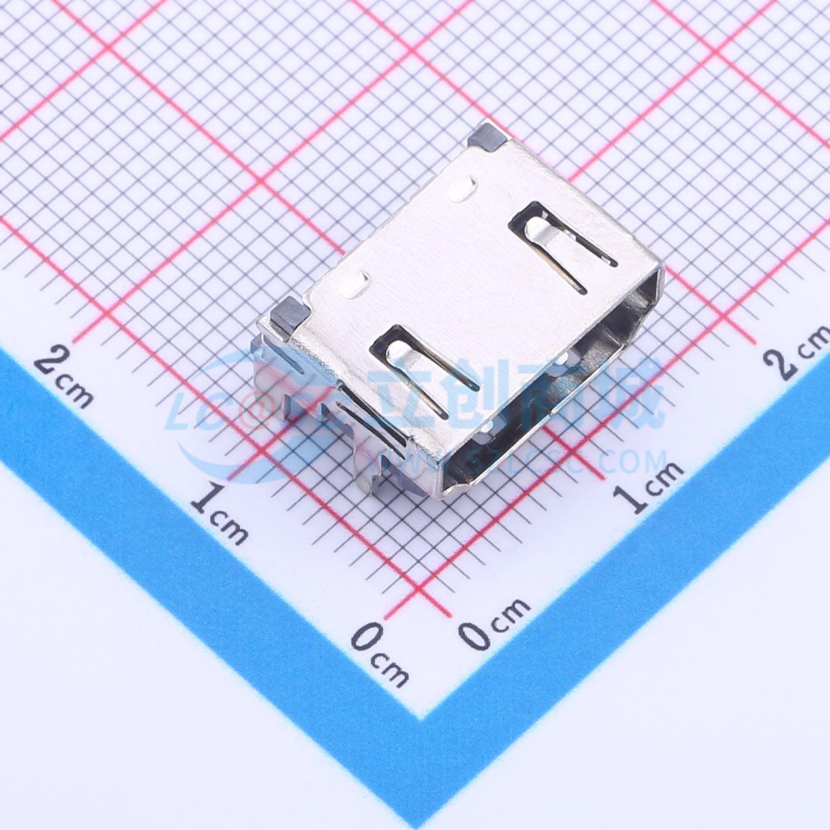 点击查看大图 D-HDMIM19P-F000实物图
