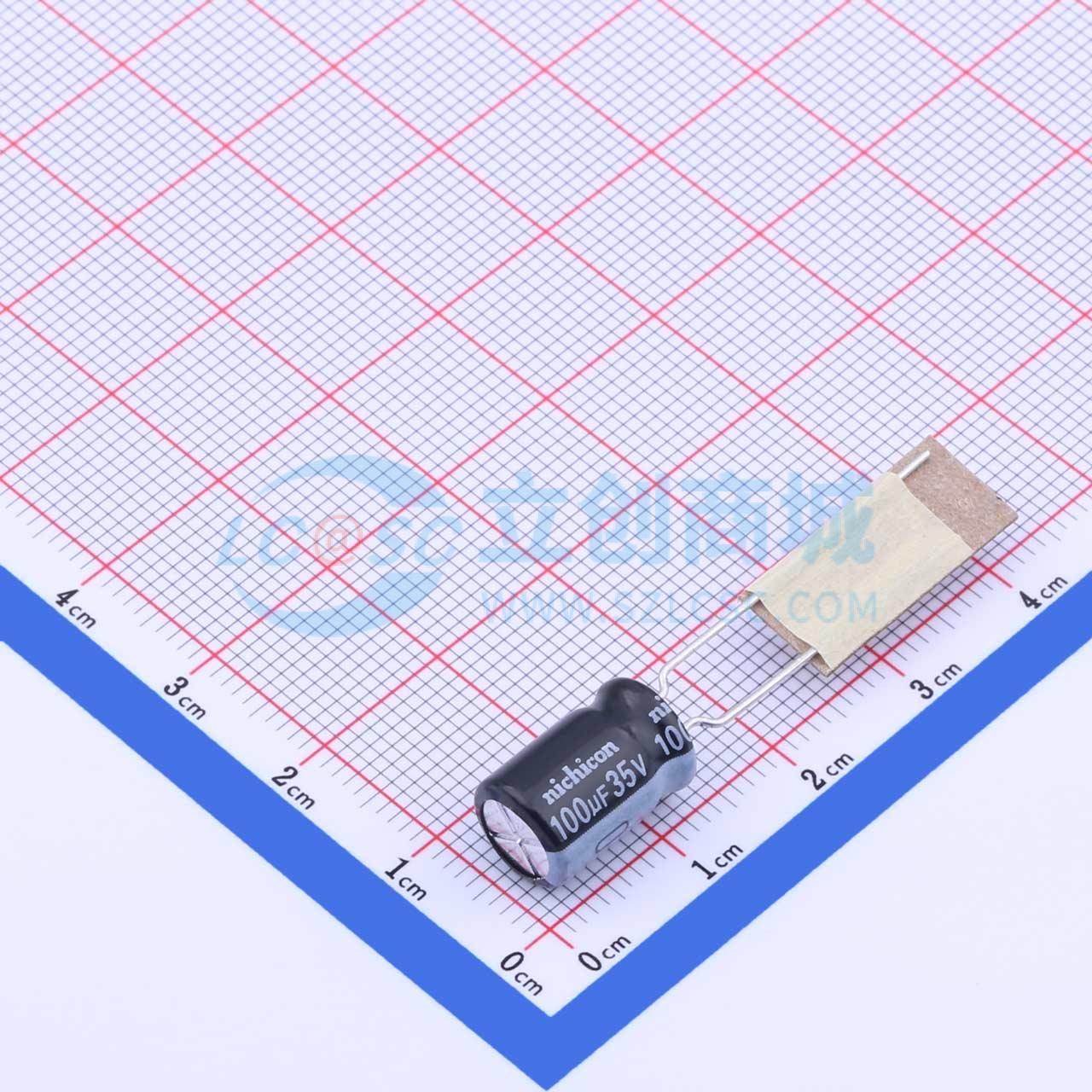 点击查看大图 UHE1V101MPD1TA实物图