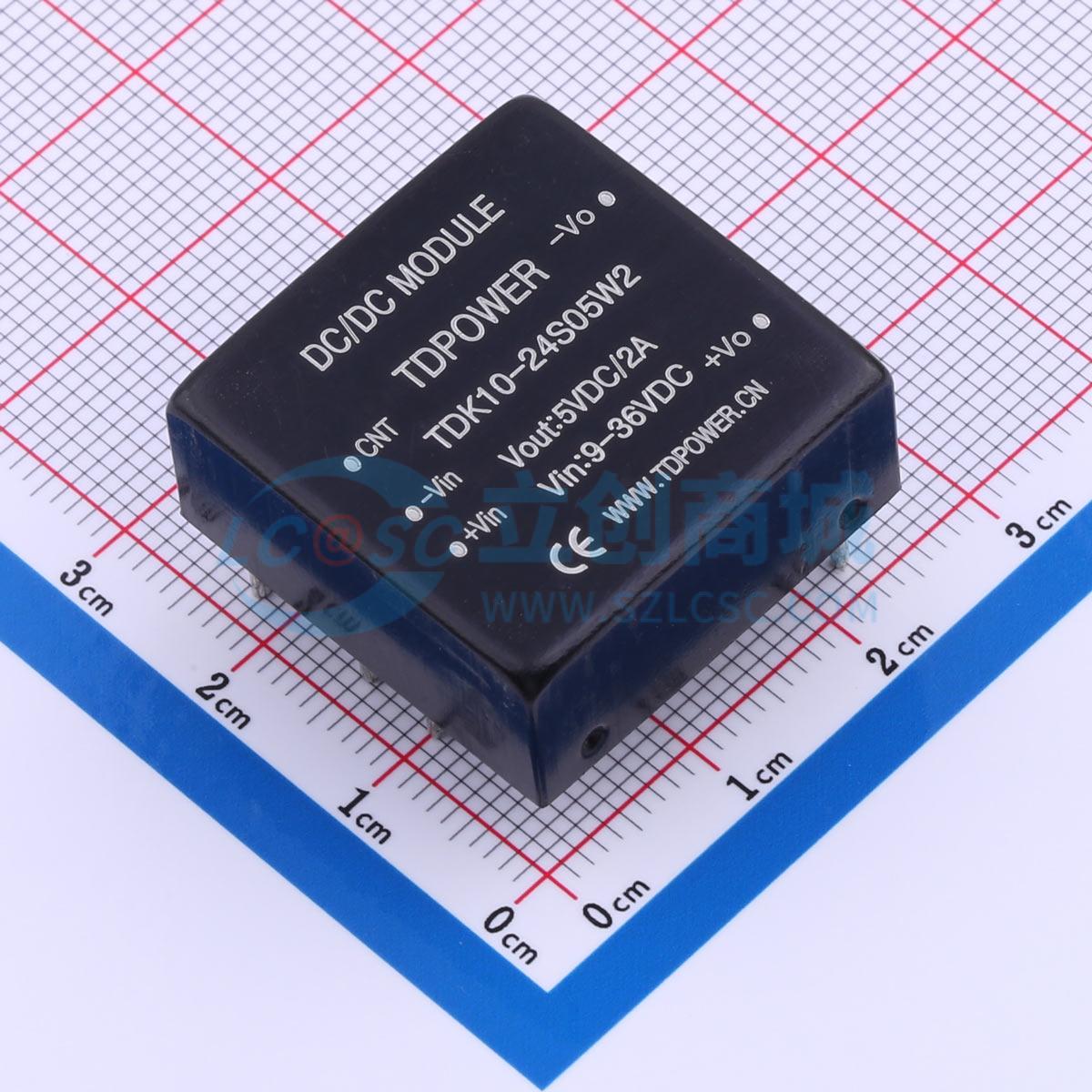 点击查看大图 TDK10-24S05W2实物图