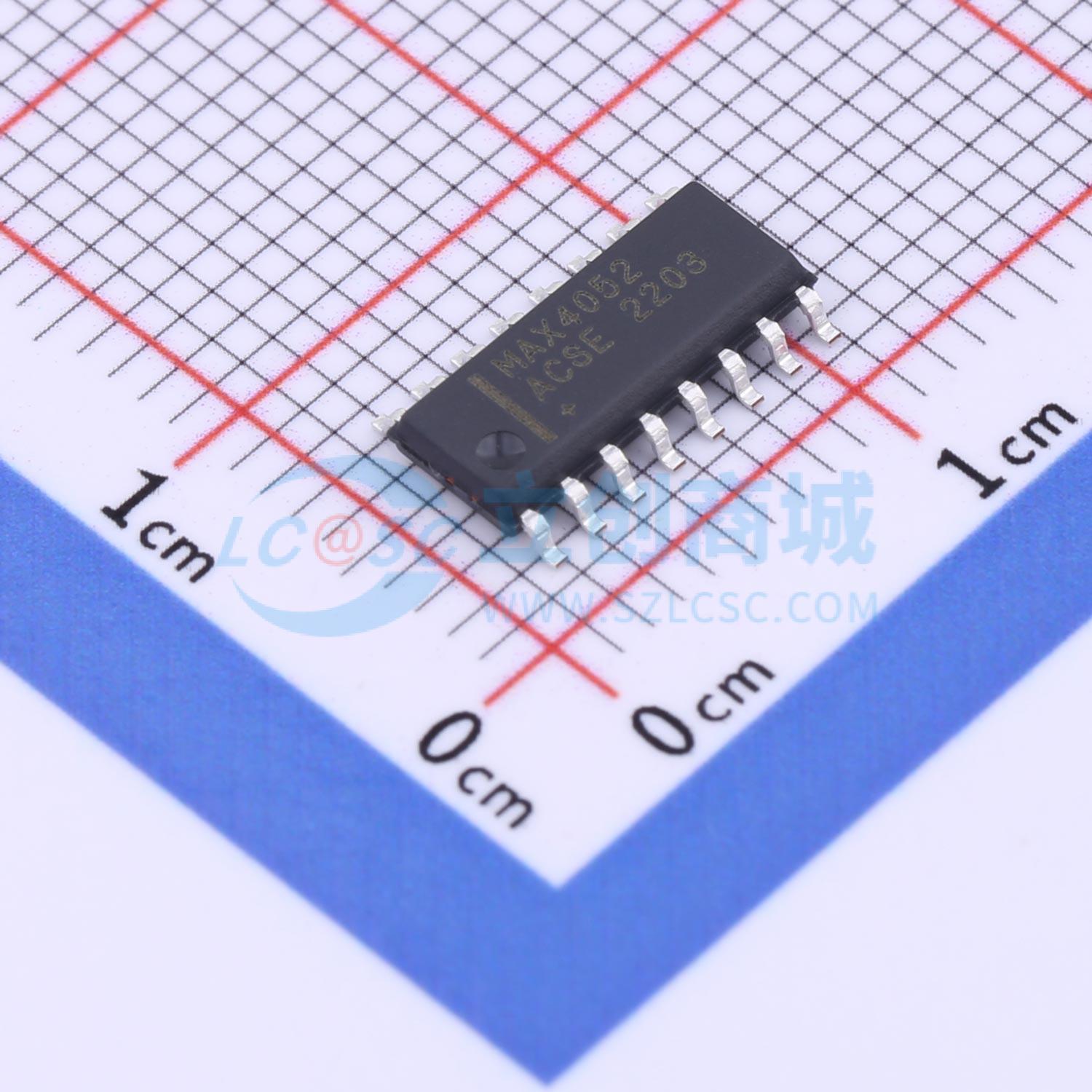 点击查看大图 MAX4052ACSE+T实物图