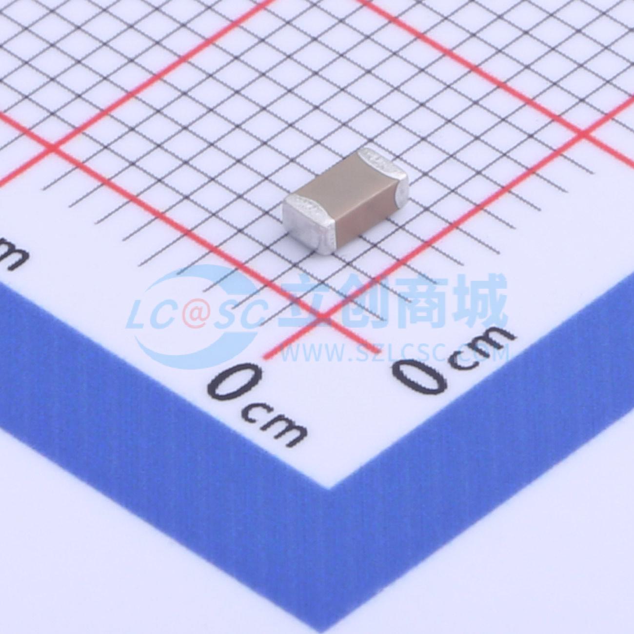 点击查看大图 TCC1206M3L104K500FT实物图