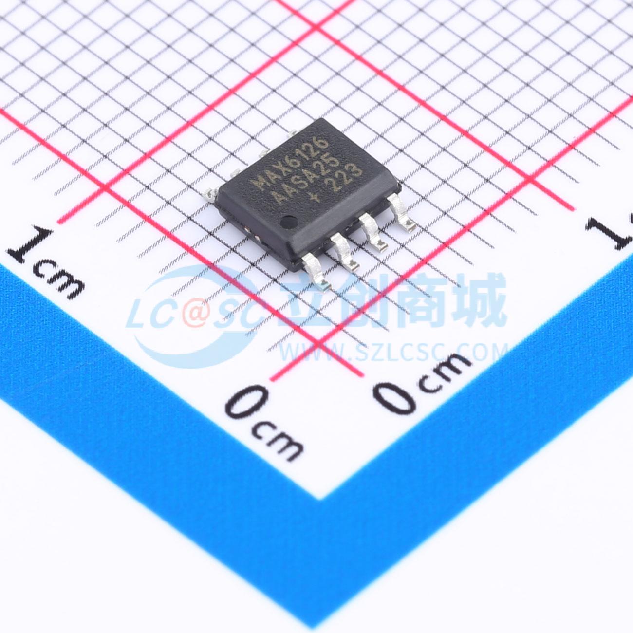 点击查看大图 MAX6126AASA25+T实物图
