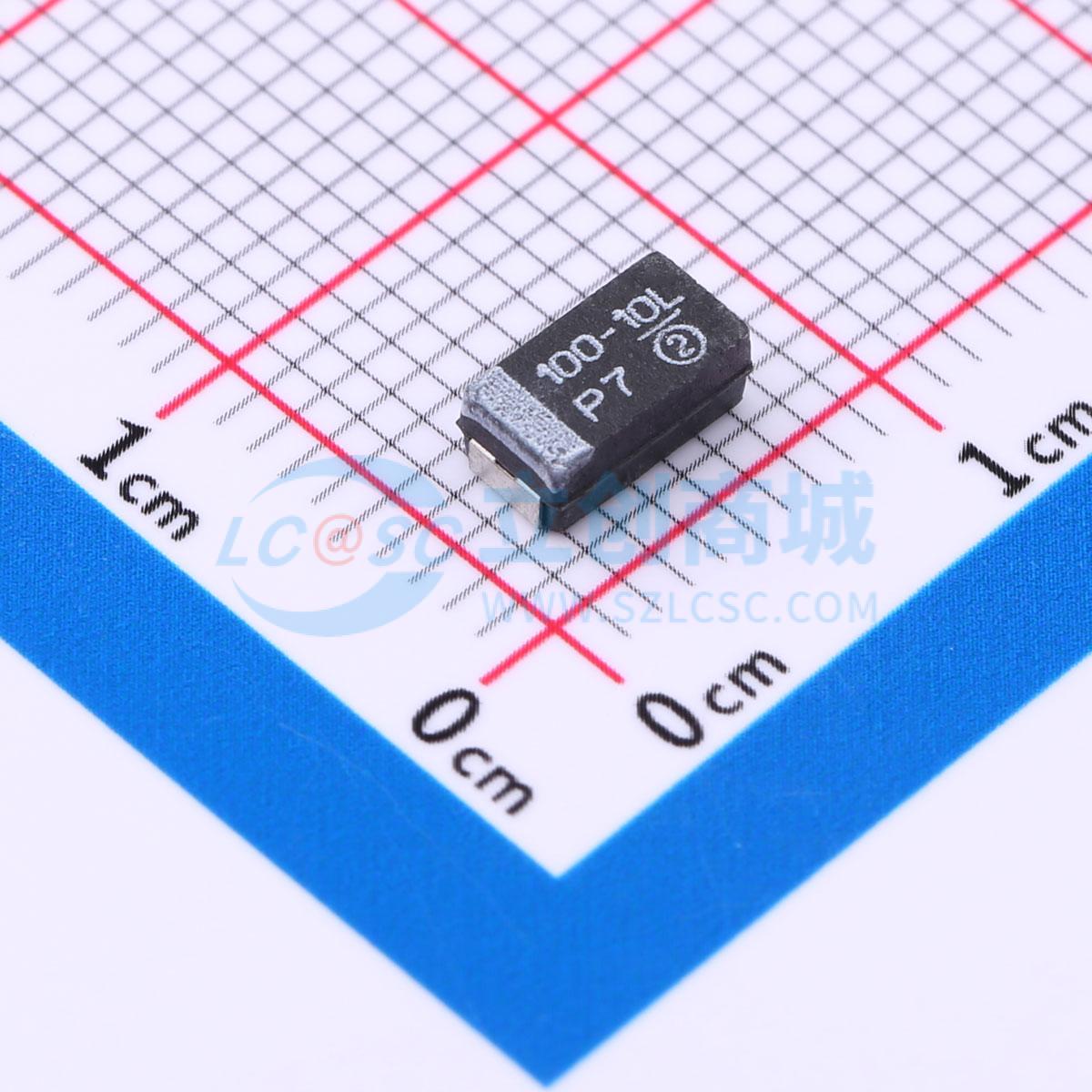 点击查看大图 TR3C107K010C0200实物图