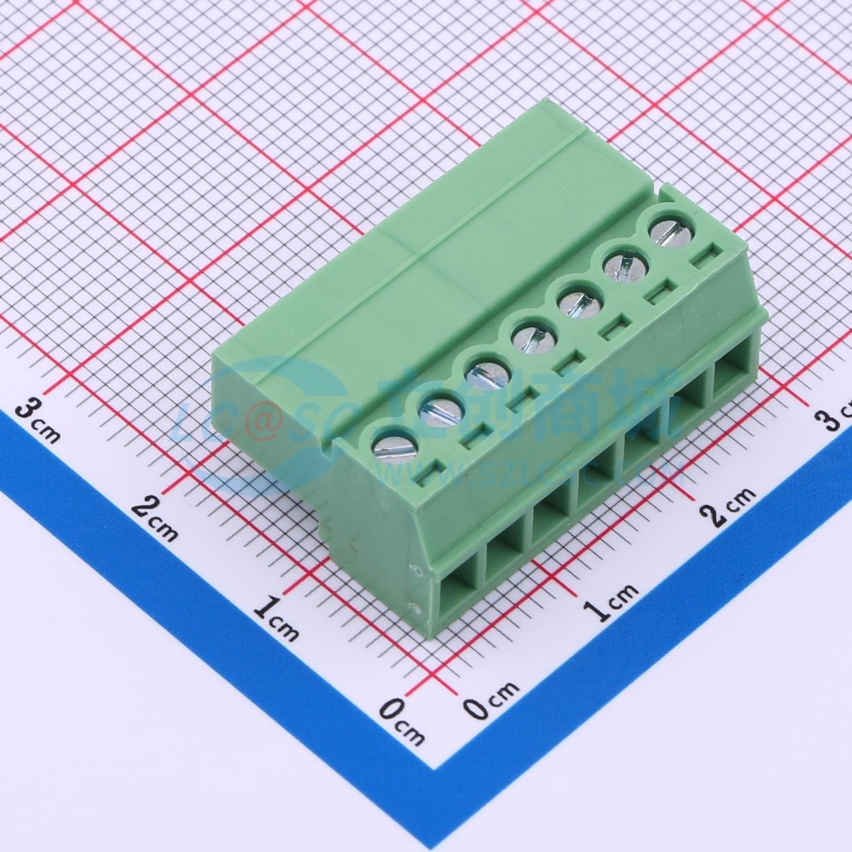 点击查看大图 DB2EKR-3.81-7P-GN-S实物图