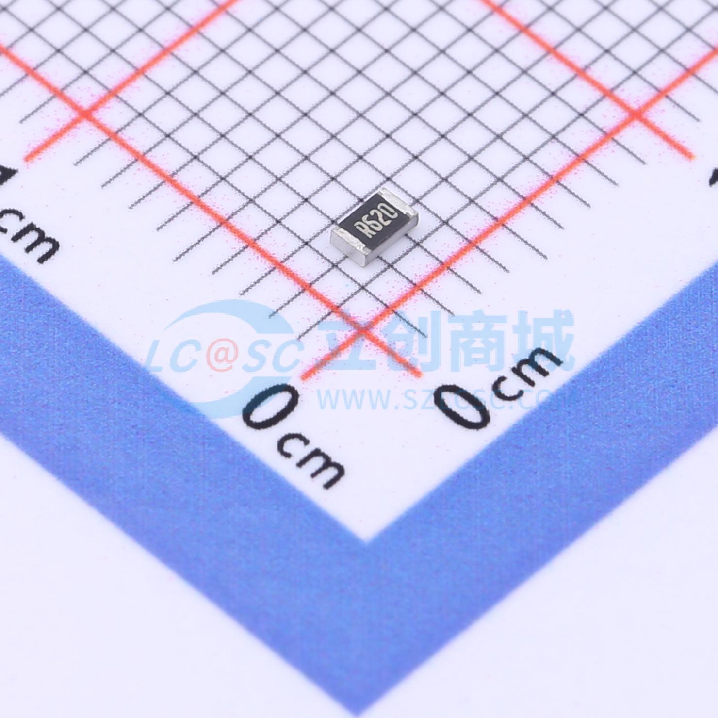 点击查看大图 SCR0805FR620实物图