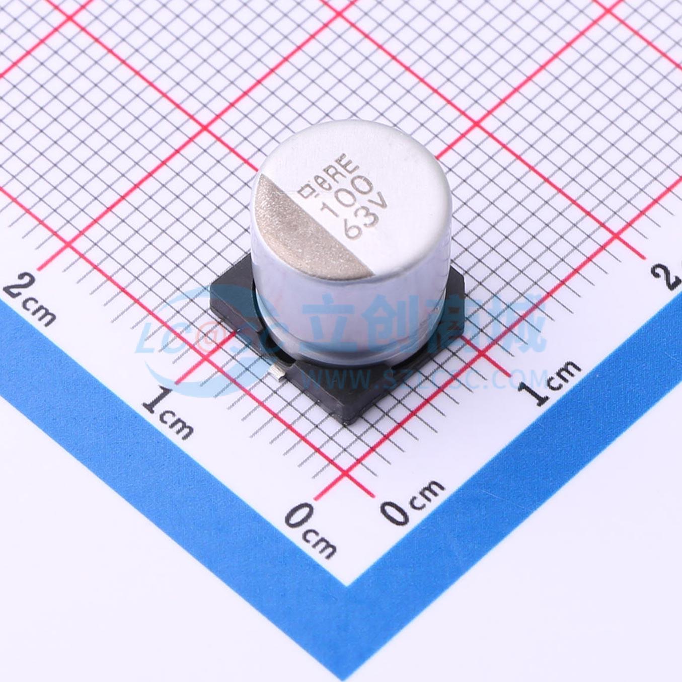 点击查看大图 EMVE630ARA101MJA0G实物图