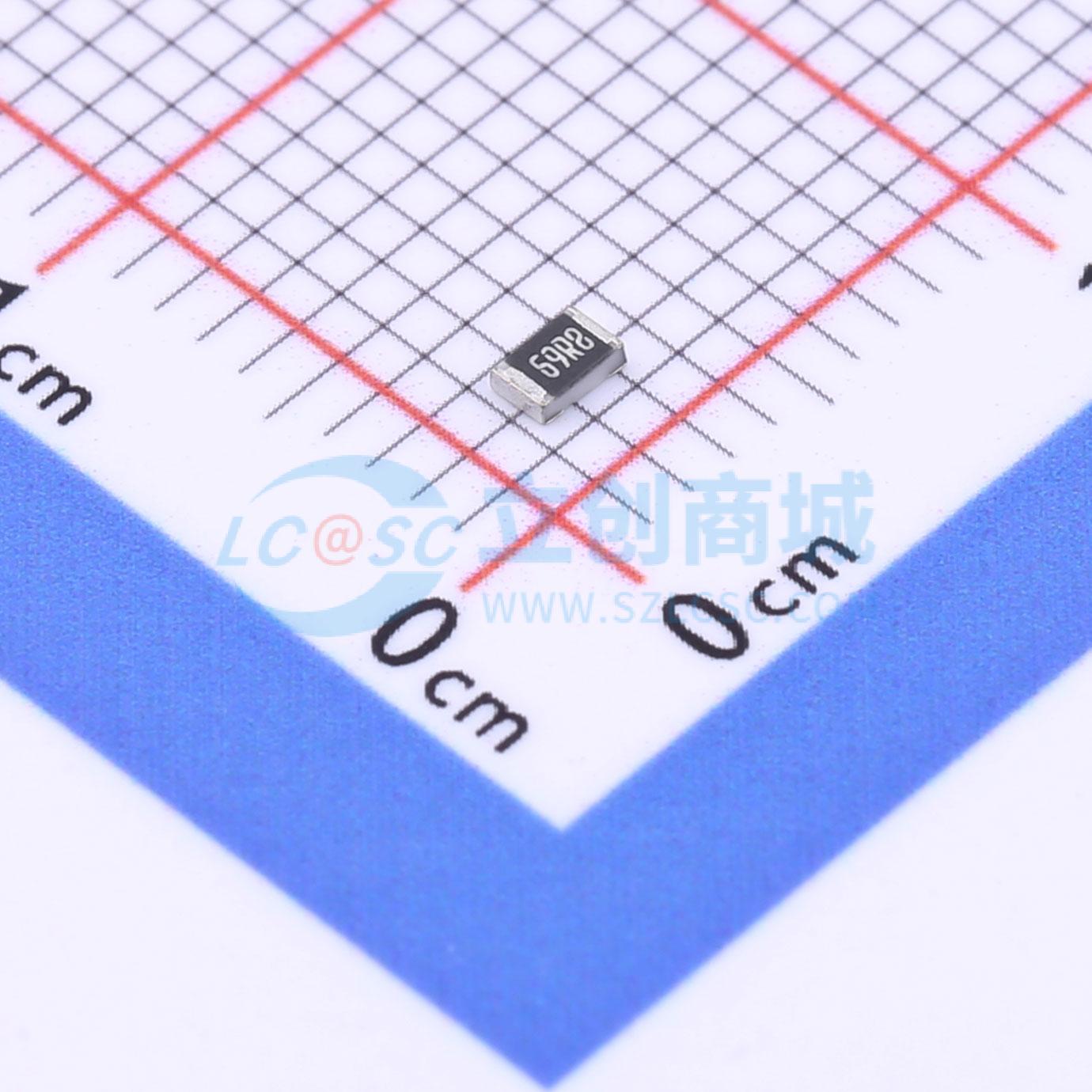 点击查看大图 SCR0805F69R8实物图