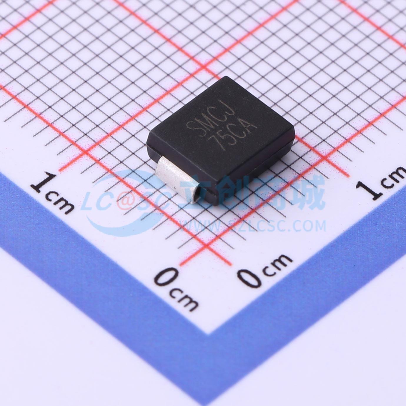 点击查看大图 SMCJ75CA实物图