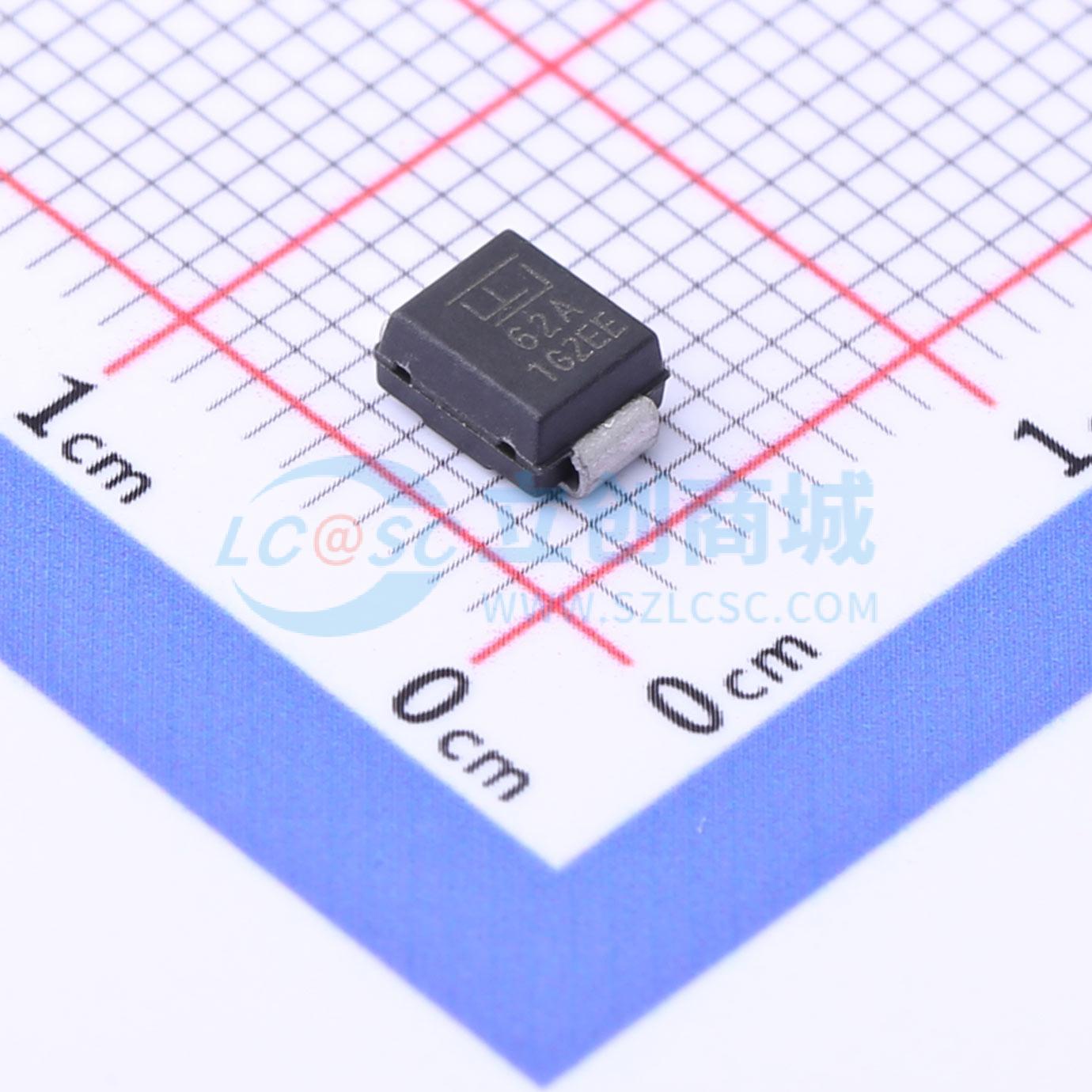 点击查看大图 P6SMB62A实物图