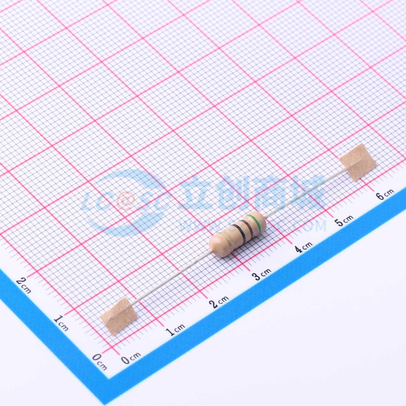 点击查看大图 CR1W-51Ω±5%-TT52实物图