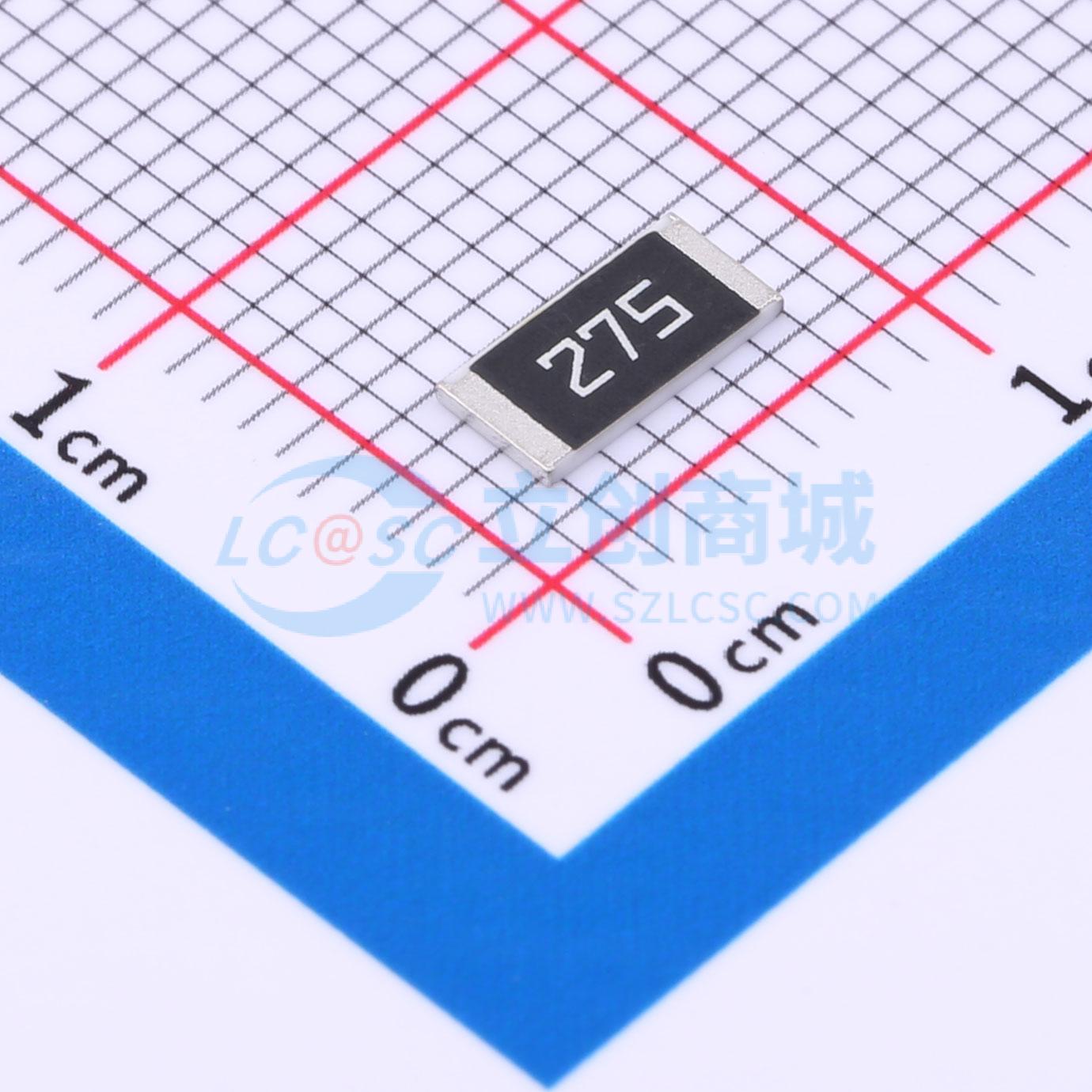 点击查看大图 FRC2512J275 TS实物图
