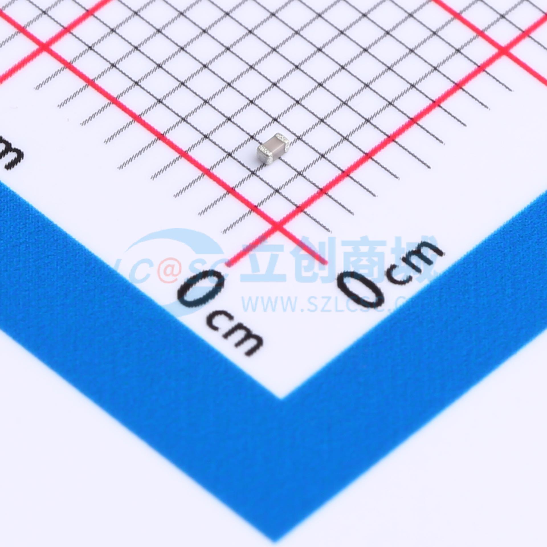 点击查看大图 HGC0402G00R7C500NTEJ实物图