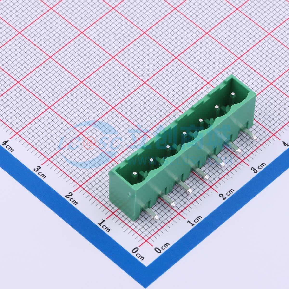 点击查看大图 MX2EDGRC-5.08-07P-GN01-Cu-A实物图