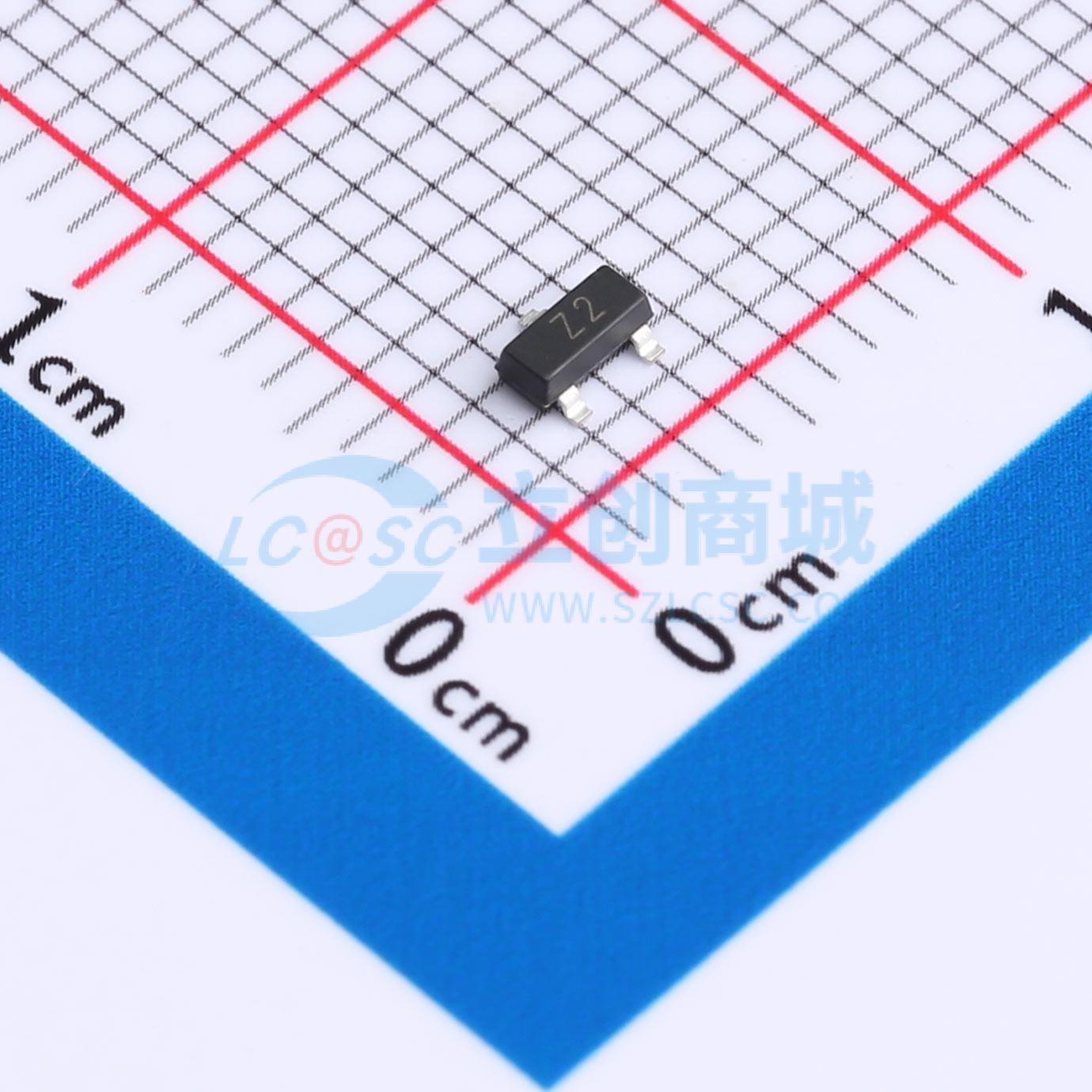 点击查看大图 BZX84C5V1实物图