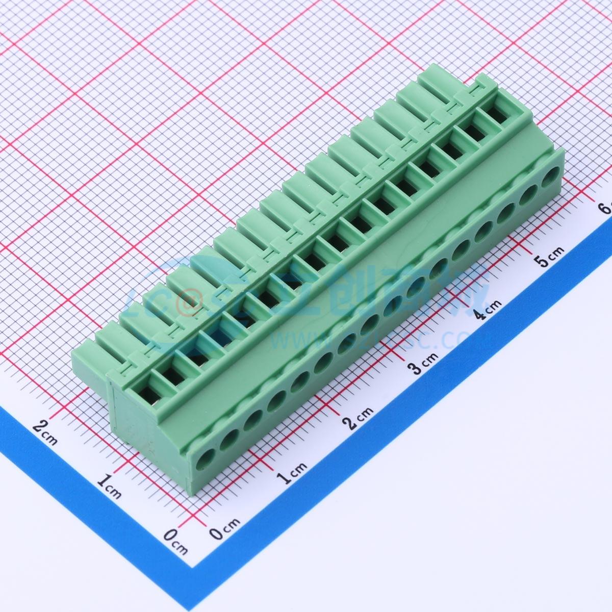 点击查看大图 DB2EKB-3.5-16P-GN-S实物图