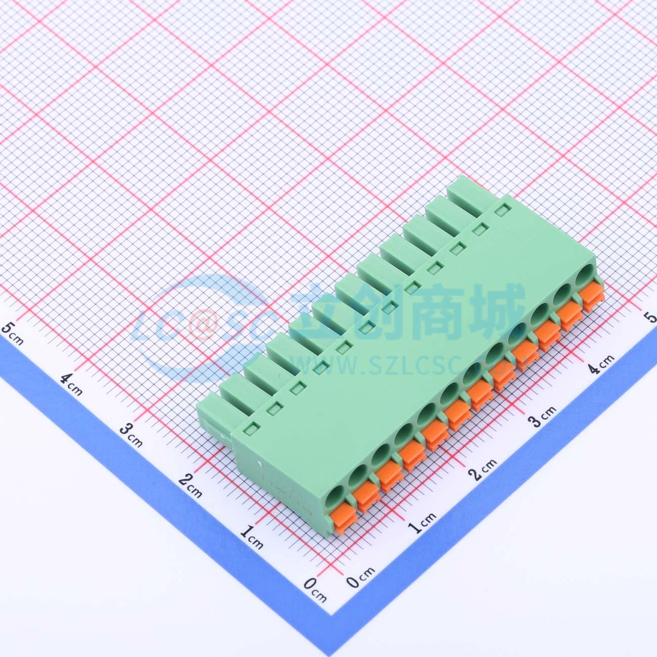 点击查看大图 DB2EKN-3.81-12P-GN实物图