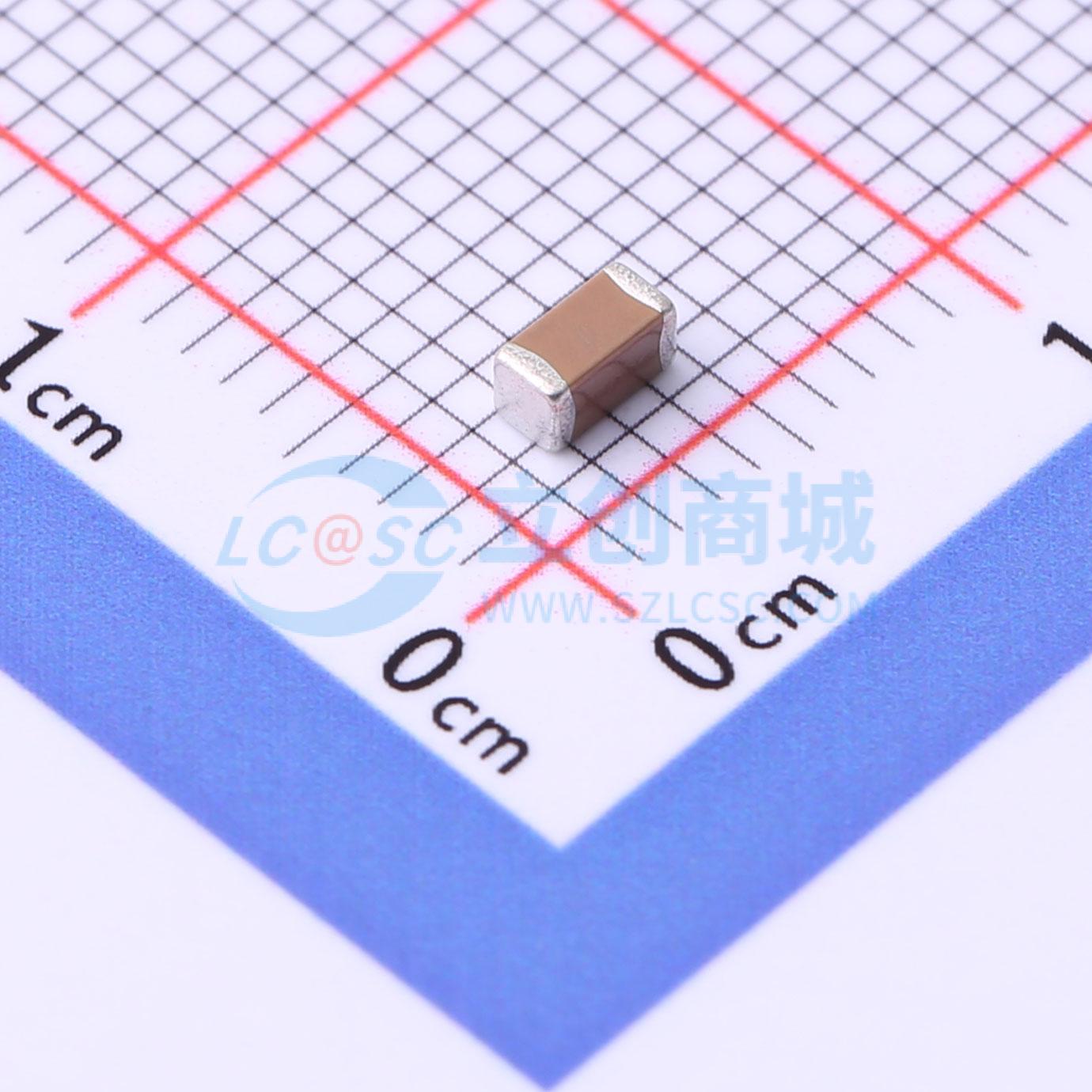 点击查看大图 C1206X106K035T实物图