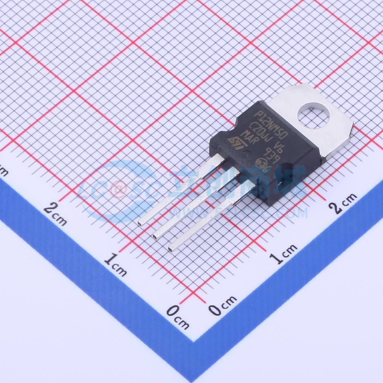 点击查看大图 STP12NM50实物图