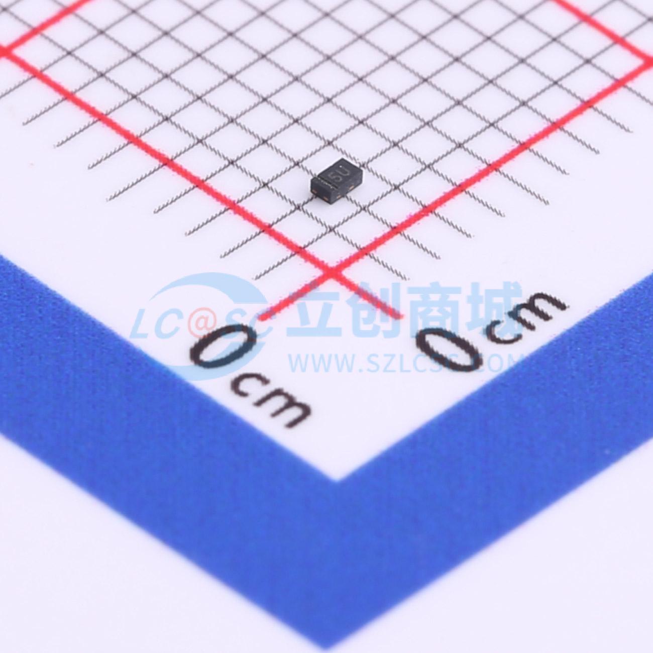 点击查看大图 ESD5V0U04-DFN3实物图