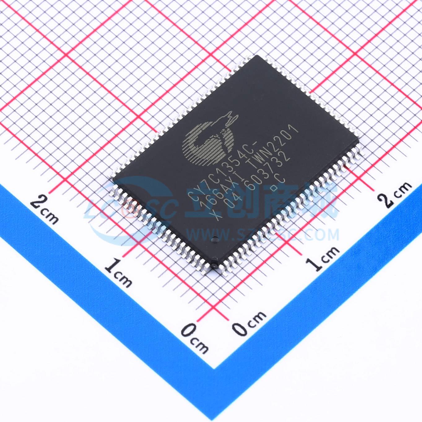 CY7C1354C-166AXI实物图