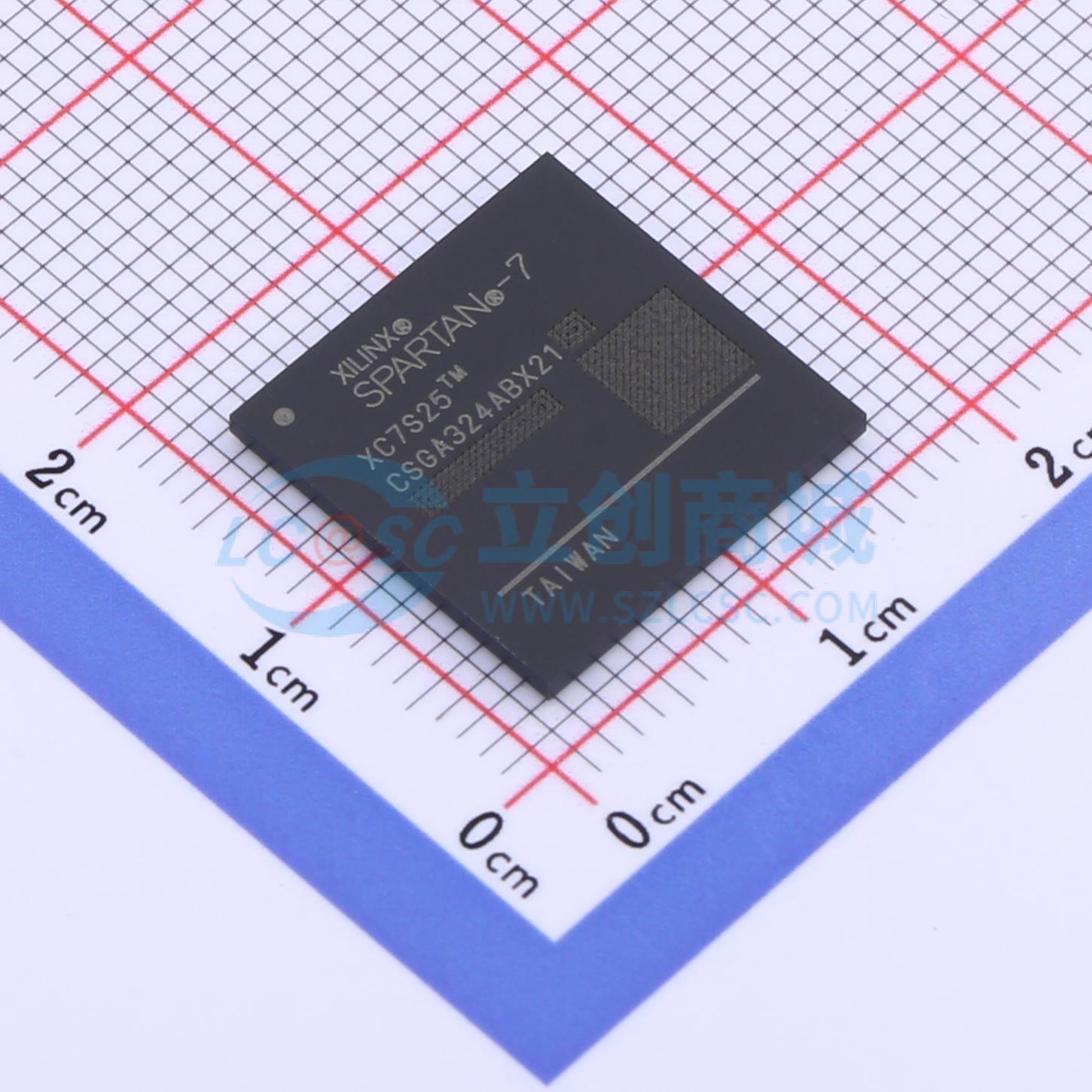 点击查看大图 XC7S25-2CSGA324C实物图