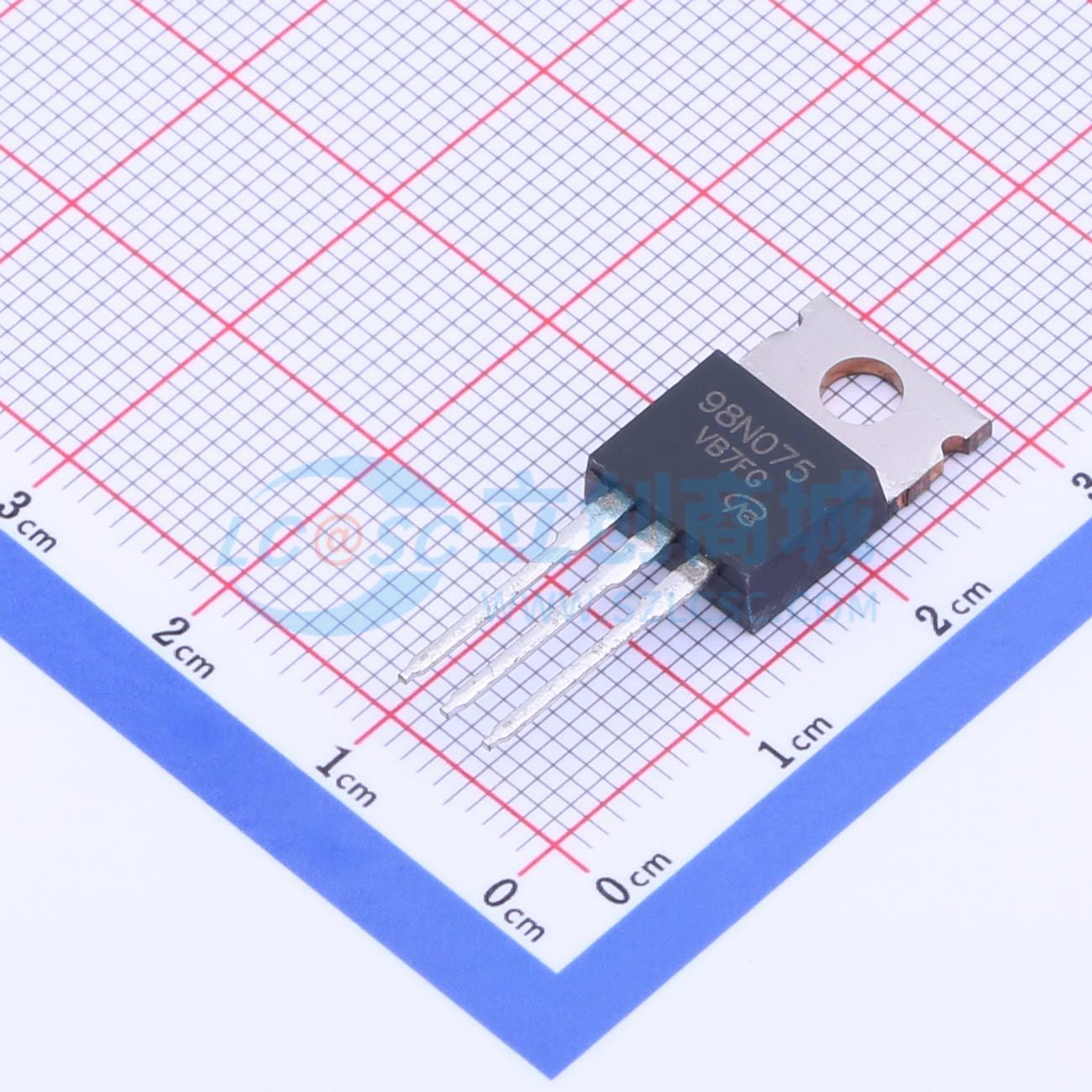 点击查看大图 IXTP98N075T-VB实物图