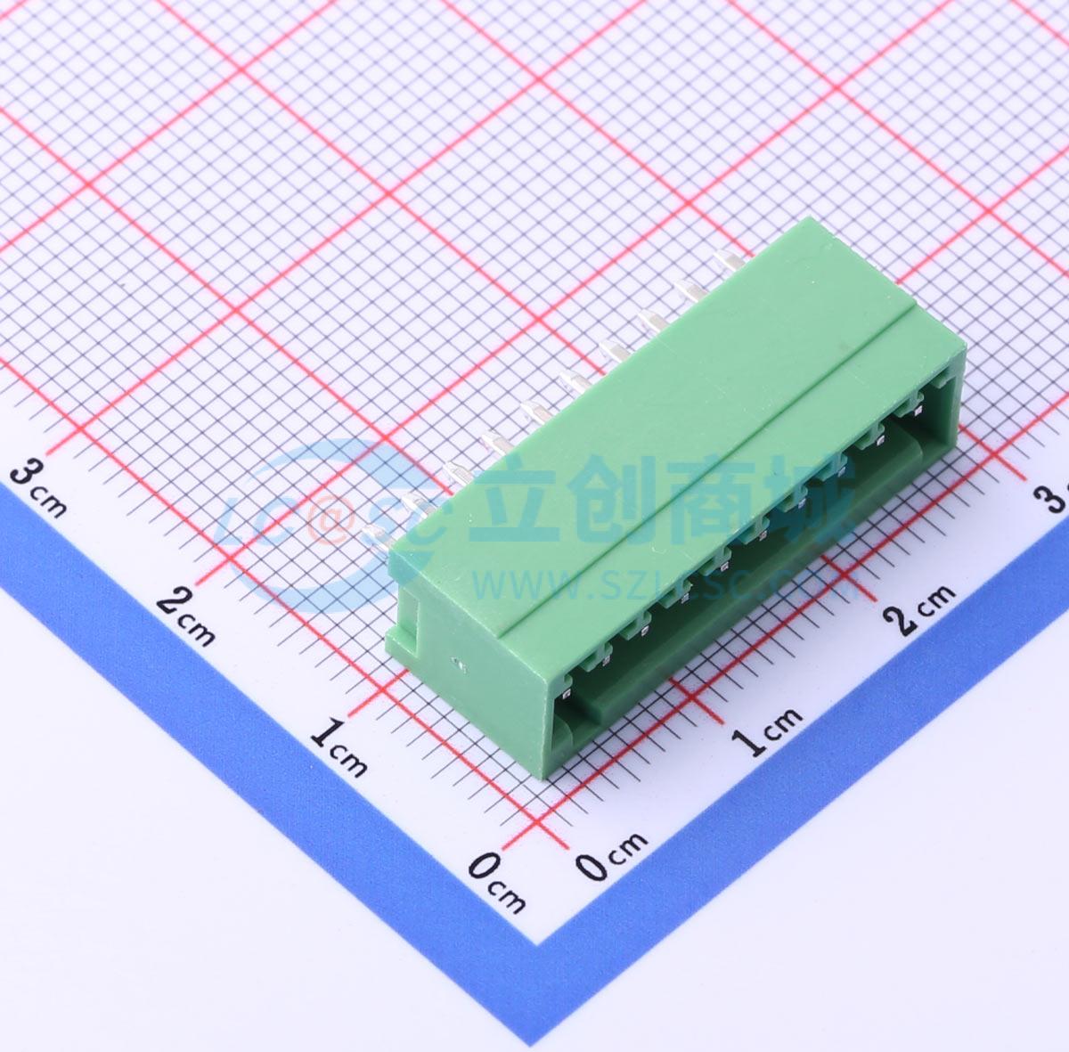 点击查看大图 DB2EVC-2.54-10P-GN实物图