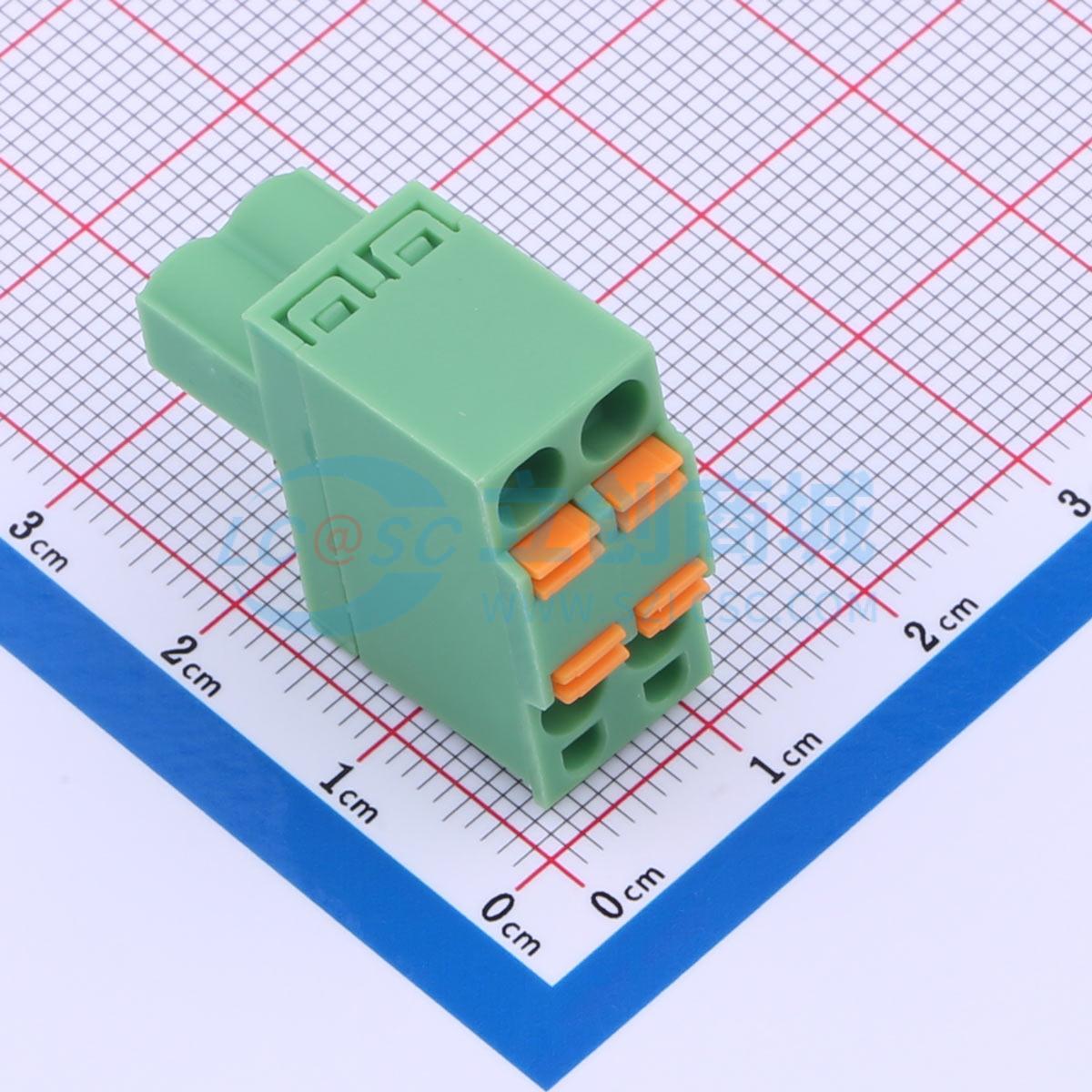 点击查看大图 KF2EDGKDH-5.08-2P实物图