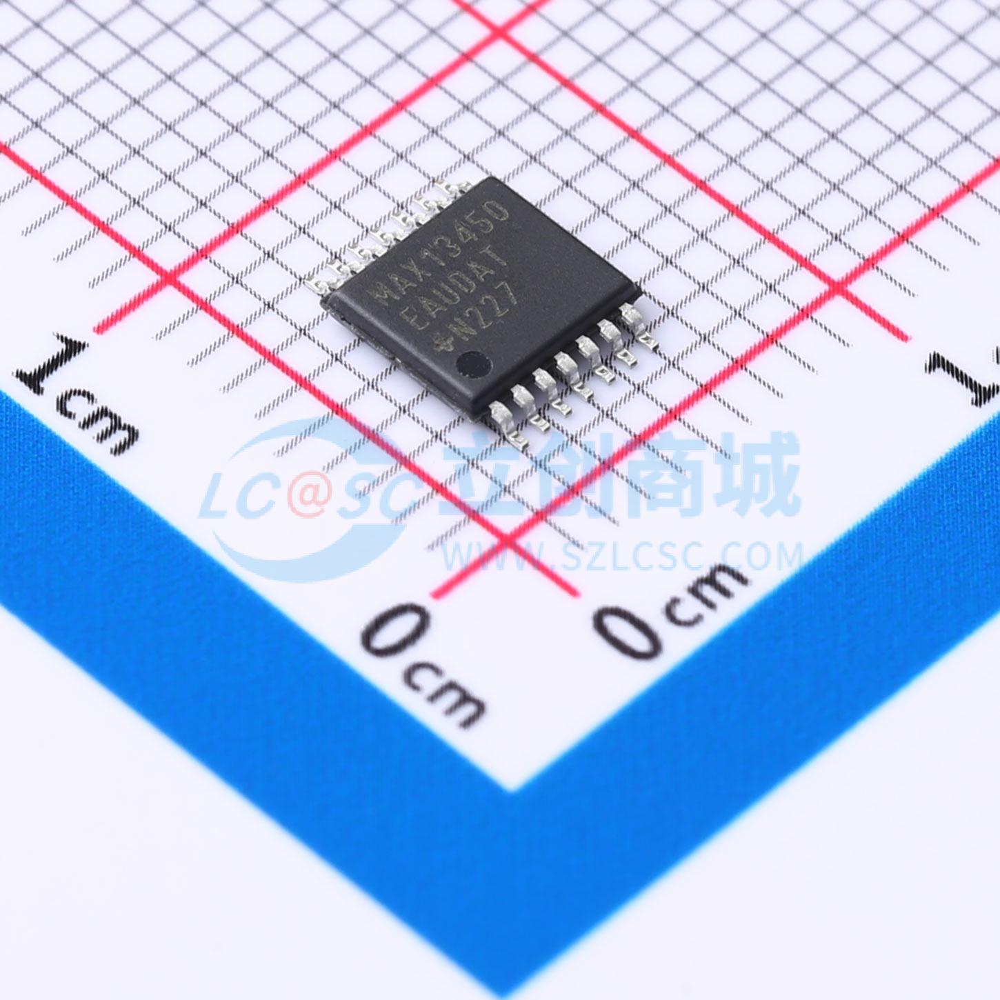 点击查看大图 MAX13450EAUD+实物图